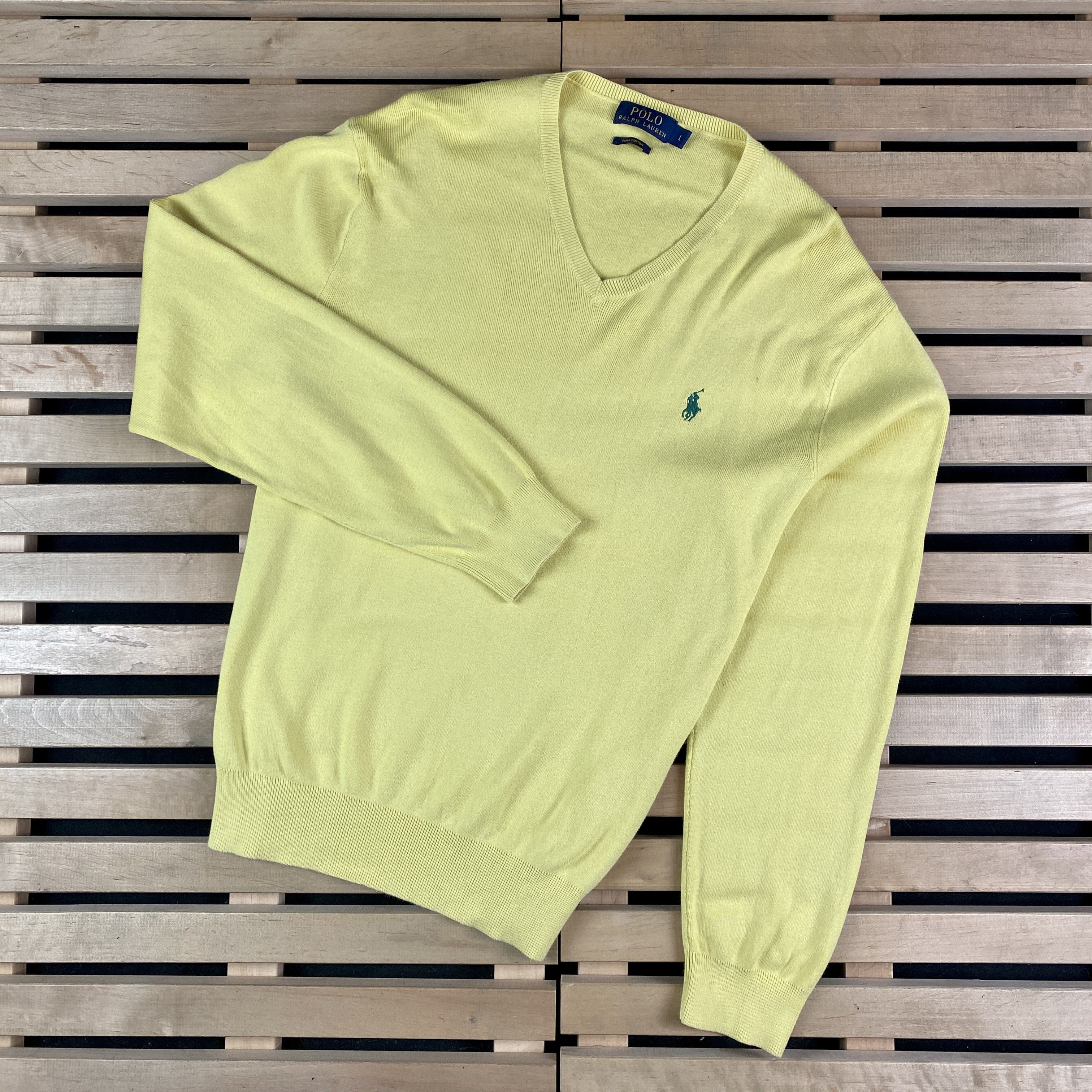 Polo Ralph Lauren Men’s Long Sleeve Jumper V-Neck Polo Ralph Lauren Size L Size US L / EU 52-54 / 3 - 1 Thumbnail