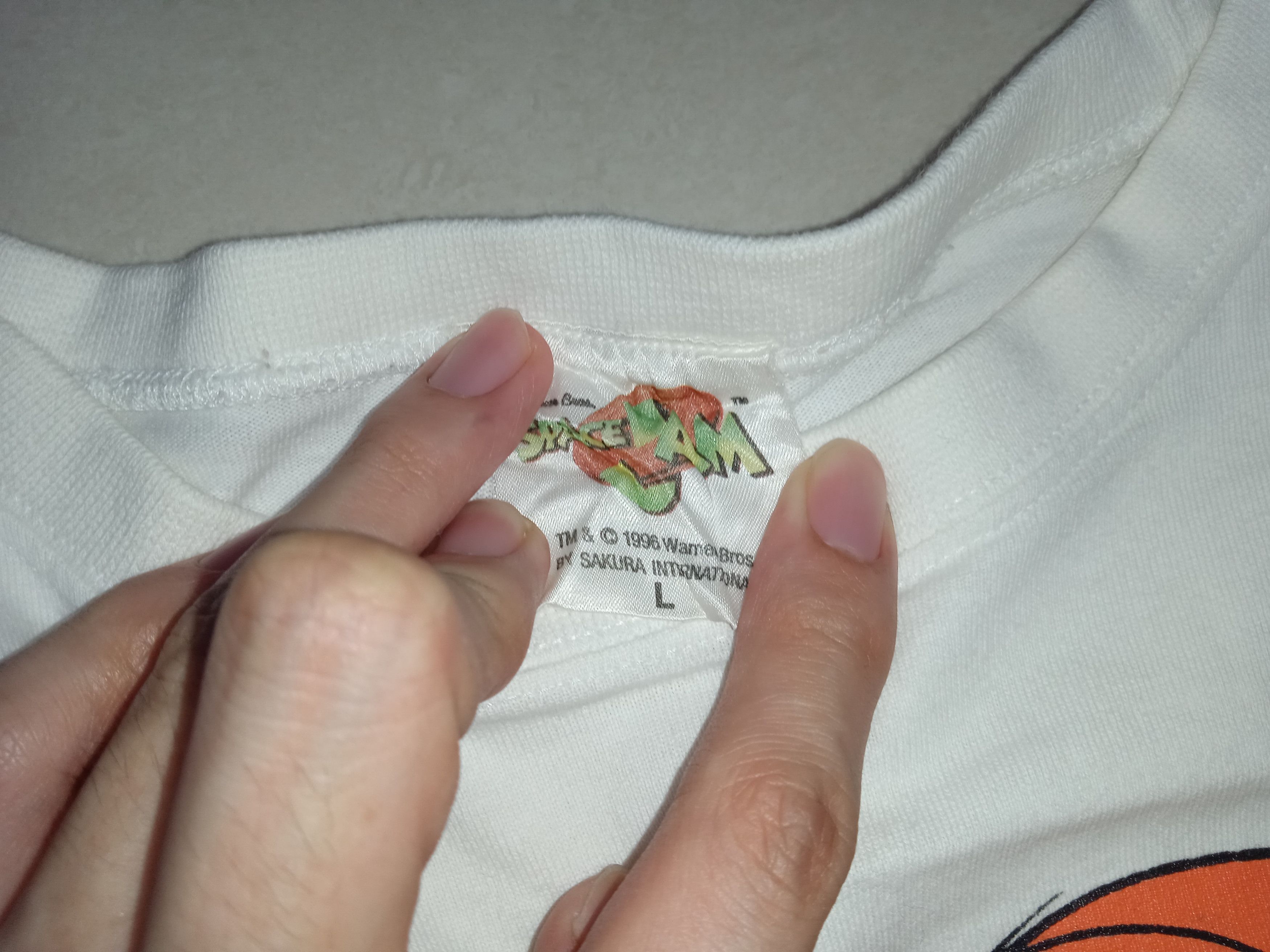 Vintage Vintage 90s Space Jam Bugs Bunny 1996 T-Shirt Size US L / EU 52-54 / 3 - 2 Thumbnail