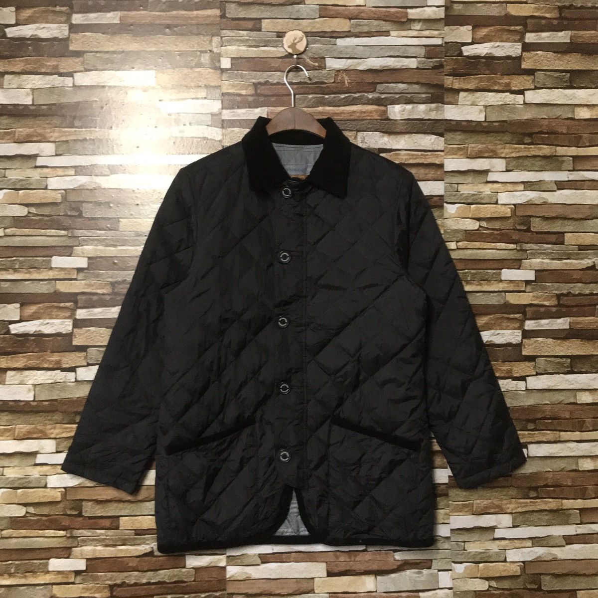 Mackintosh Mackintosh Quilted Jacket Corduroy Collar Size US M / EU 48-50 / 2 - 1 Thumbnail