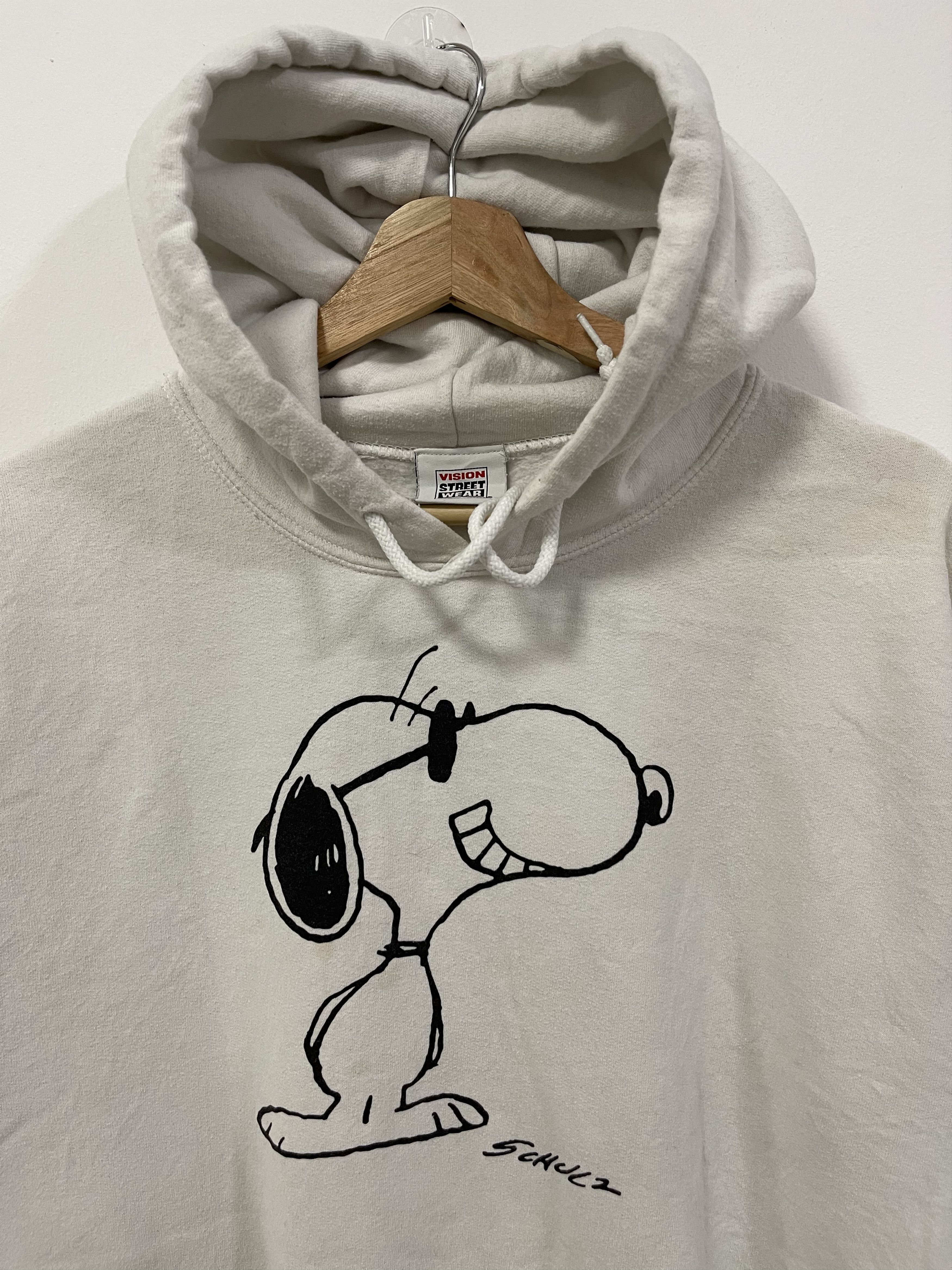 Peanuts × Vintage × Vision Streetwear Vintage Peanuts x Vision Streetwear Big Logo Hoodie Size US M / EU 48-50 / 2 - 2 Thumbnail