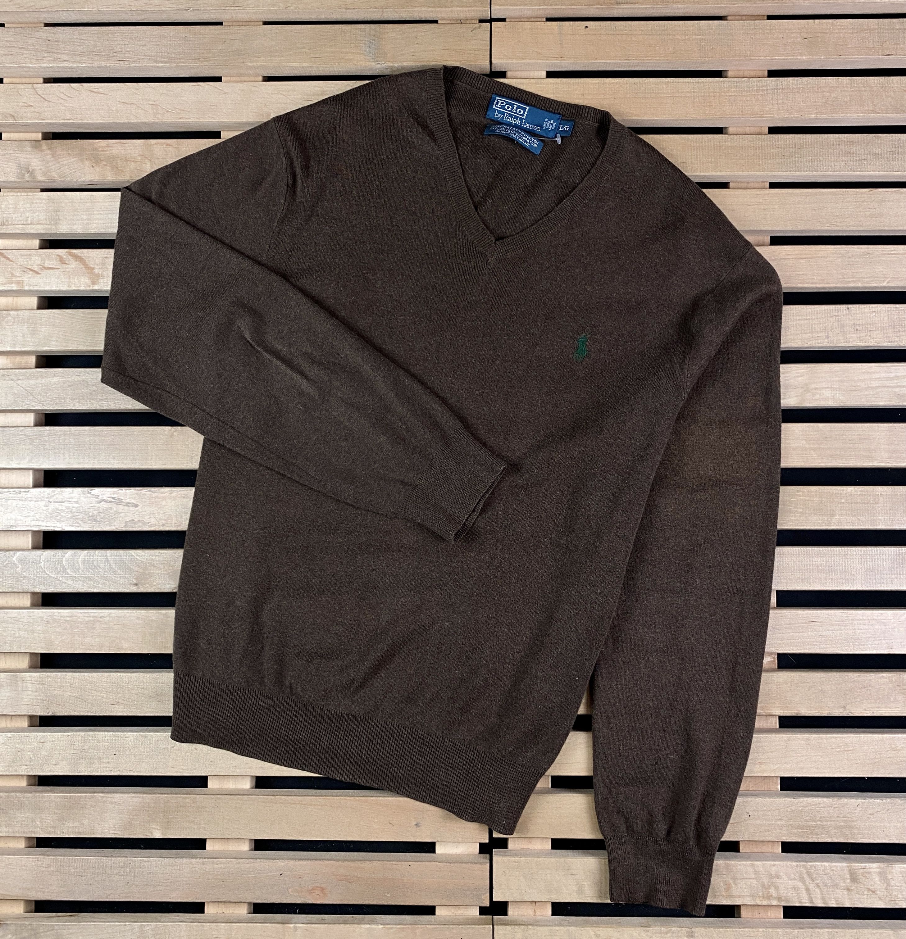 Polo Ralph Lauren Men’s Long Sleeve Jumper Polo Ralph Lauren Vintage Size L Size US L / EU 52-54 / 3 - 1 Thumbnail