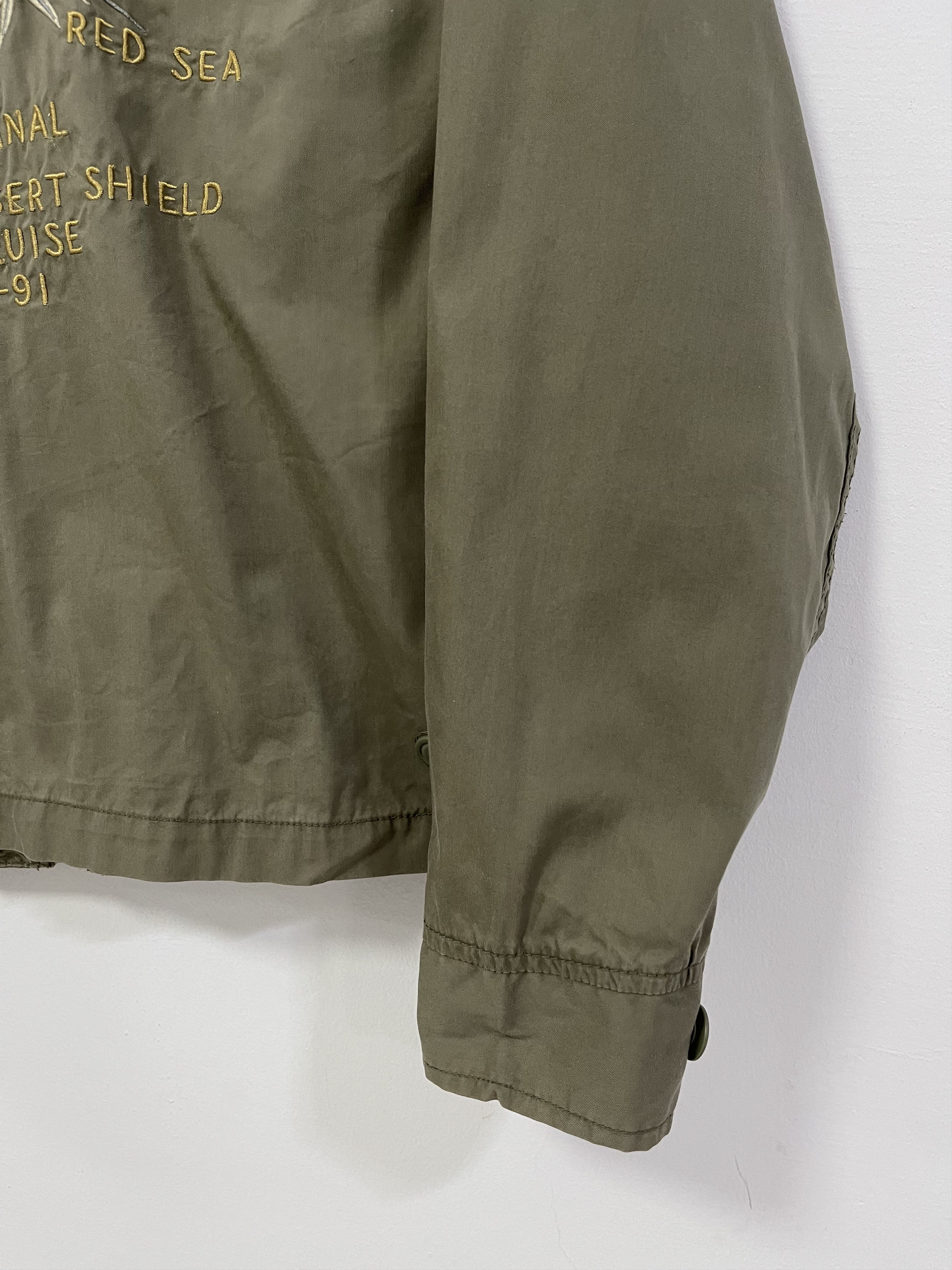 Avirex Vintage Avirex Tiger Embroidery Military Sounevir Jacket Size US S / EU 44-46 / 1 - 3 Thumbnail