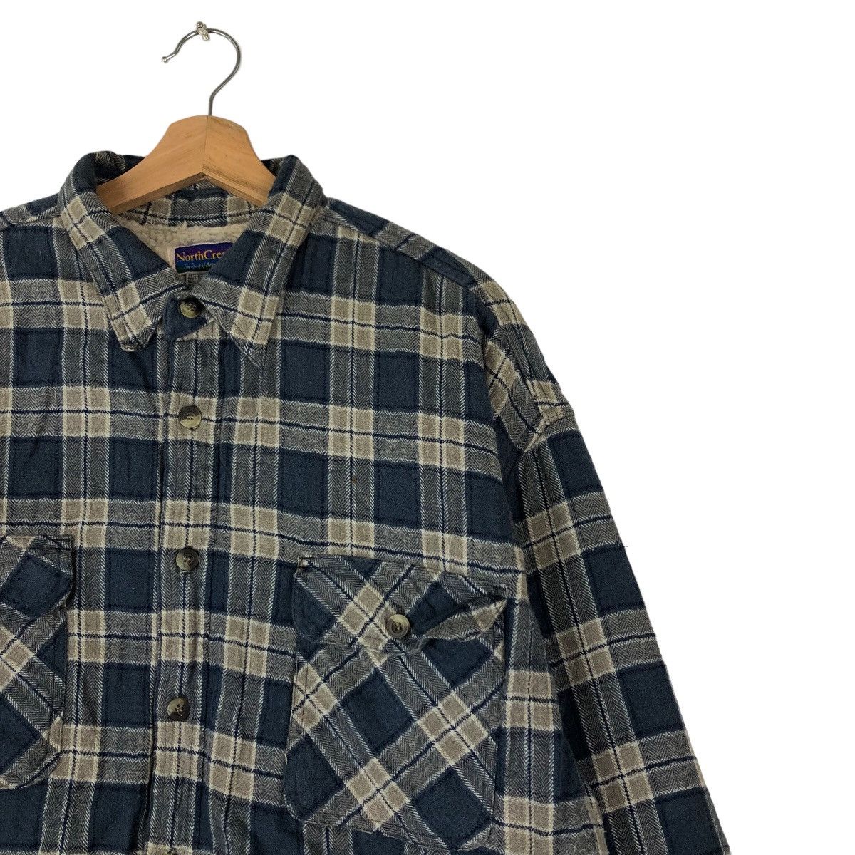 Japanese Brand VINTAGE FLANNEL JACKET TARTAN DESIGN NORTHCREST ISSEY MIYAKE Size US L / EU 52-54 / 3 - 5 Thumbnail
