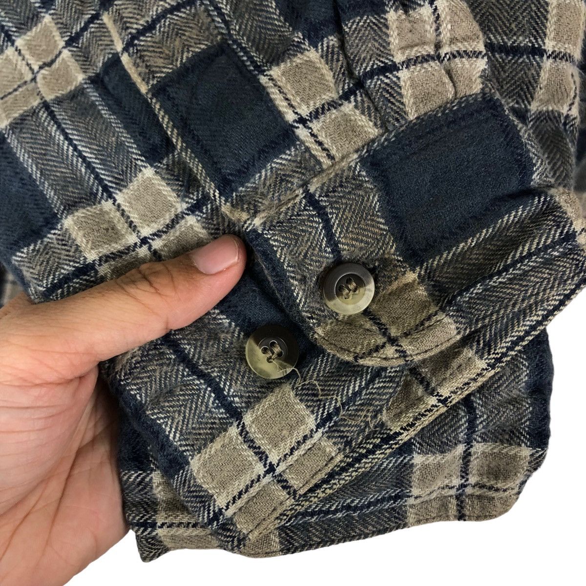 Japanese Brand VINTAGE FLANNEL JACKET TARTAN DESIGN NORTHCREST ISSEY MIYAKE Size US L / EU 52-54 / 3 - 12 Thumbnail