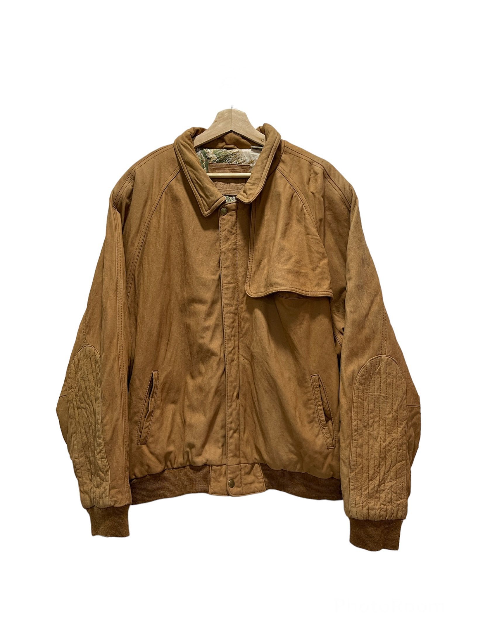 Marlboro Vintage Marlboro Anventure Leather Jacket Size US XL / EU 56 / 4 - 2 Thumbnail