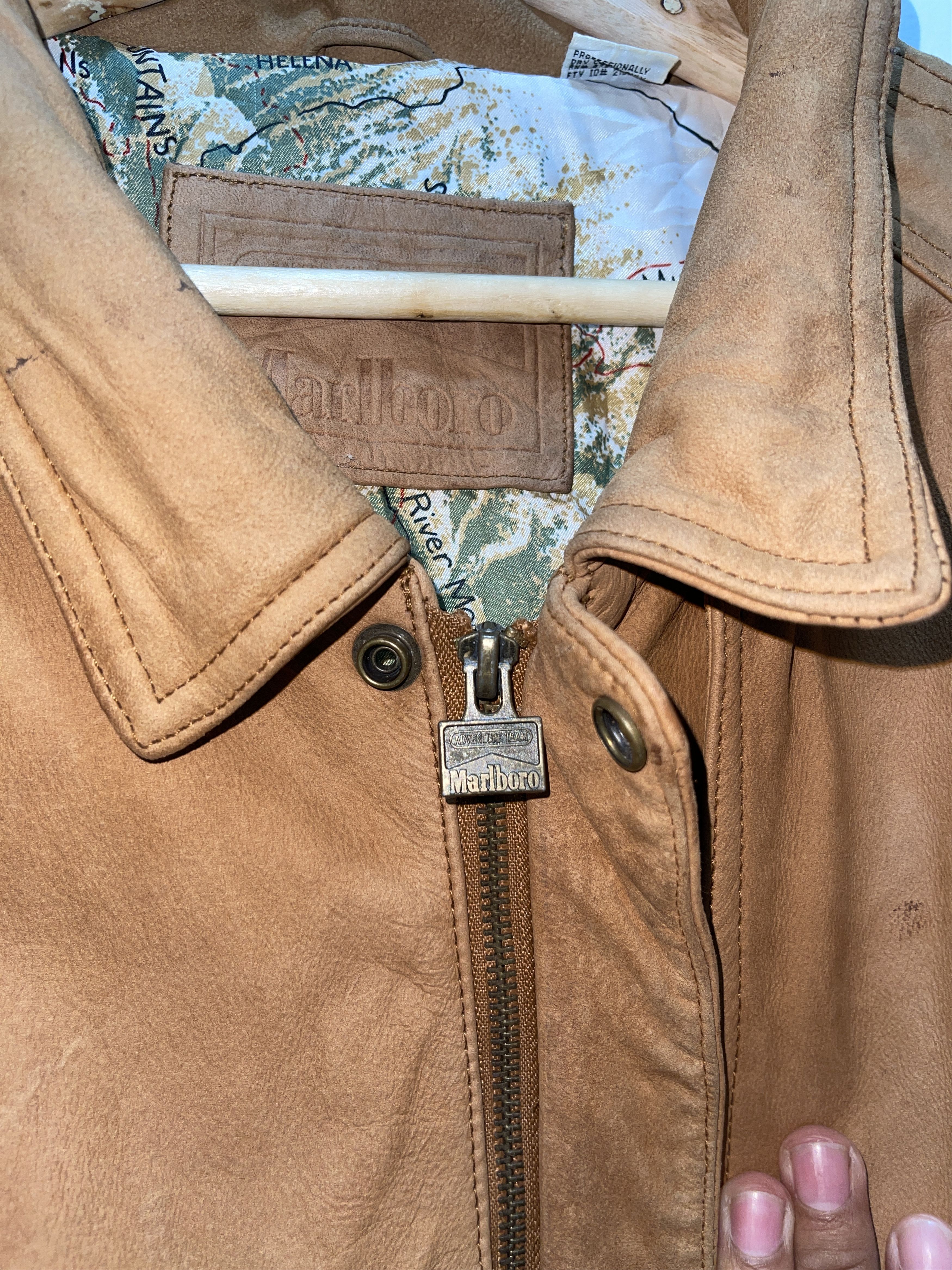 Marlboro Vintage Marlboro Anventure Leather Jacket Size US XL / EU 56 / 4 - 10 Thumbnail