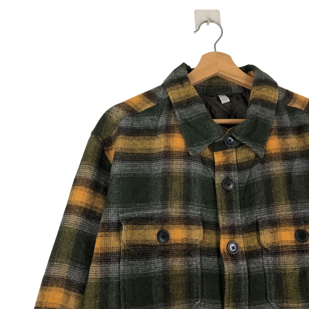 Flannel VINTAGE FLANNEL JACKET TARTAN DESIGN UNIQLO JAPAN STREETWEAR Size US L / EU 52-54 / 3 - 6 Thumbnail