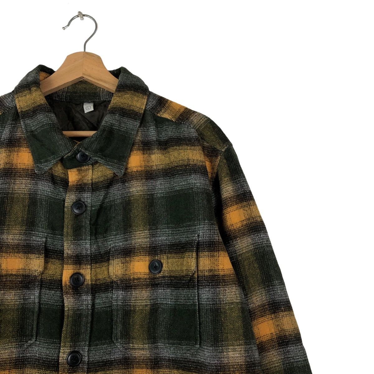 Flannel VINTAGE FLANNEL JACKET TARTAN DESIGN UNIQLO JAPAN STREETWEAR Size US L / EU 52-54 / 3 - 5 Thumbnail
