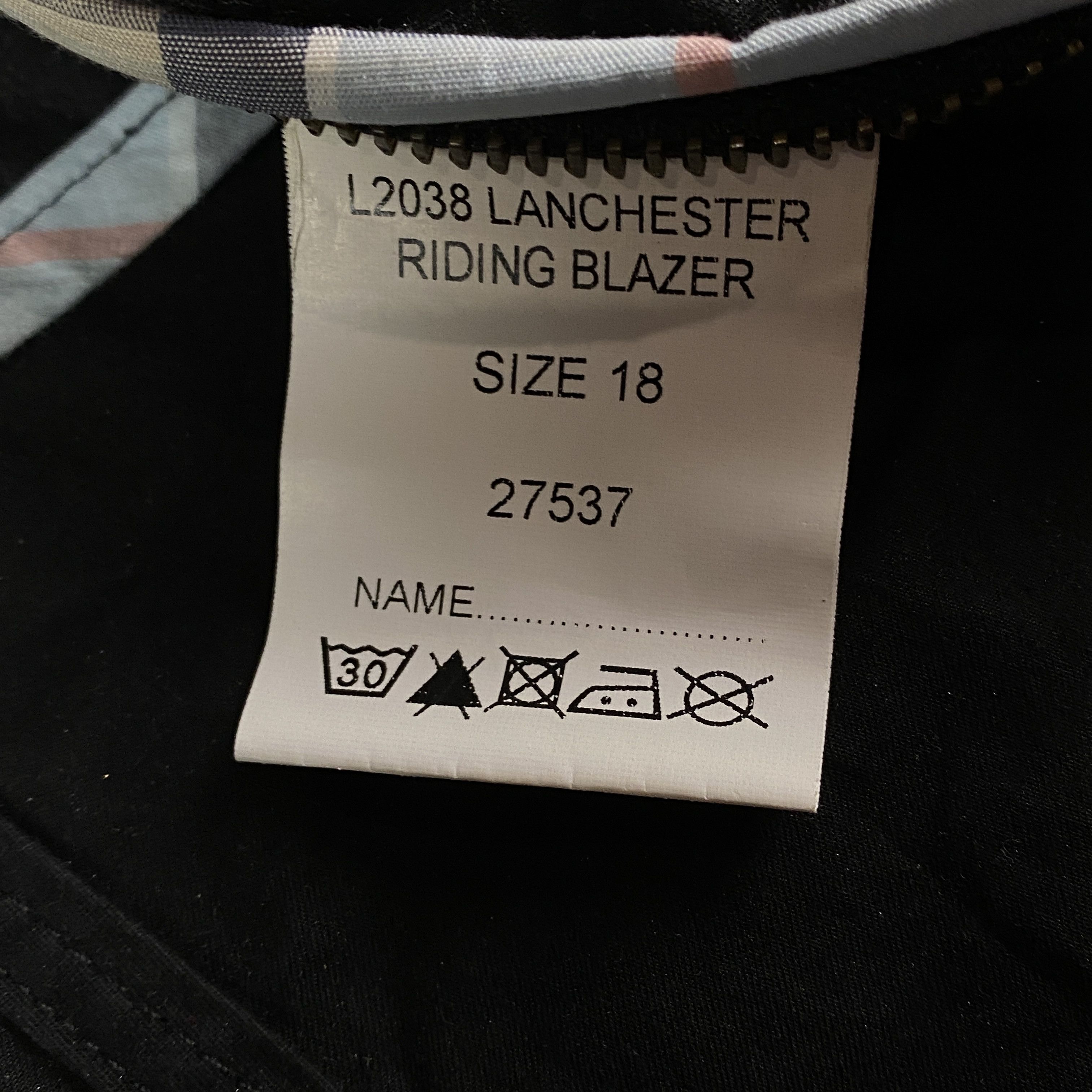 Barbour Women’s Lanchester Riding Blazer Jacket Barbour Size UK18 Size XL / US 12-14 / IT 48-50 - 7 Thumbnail