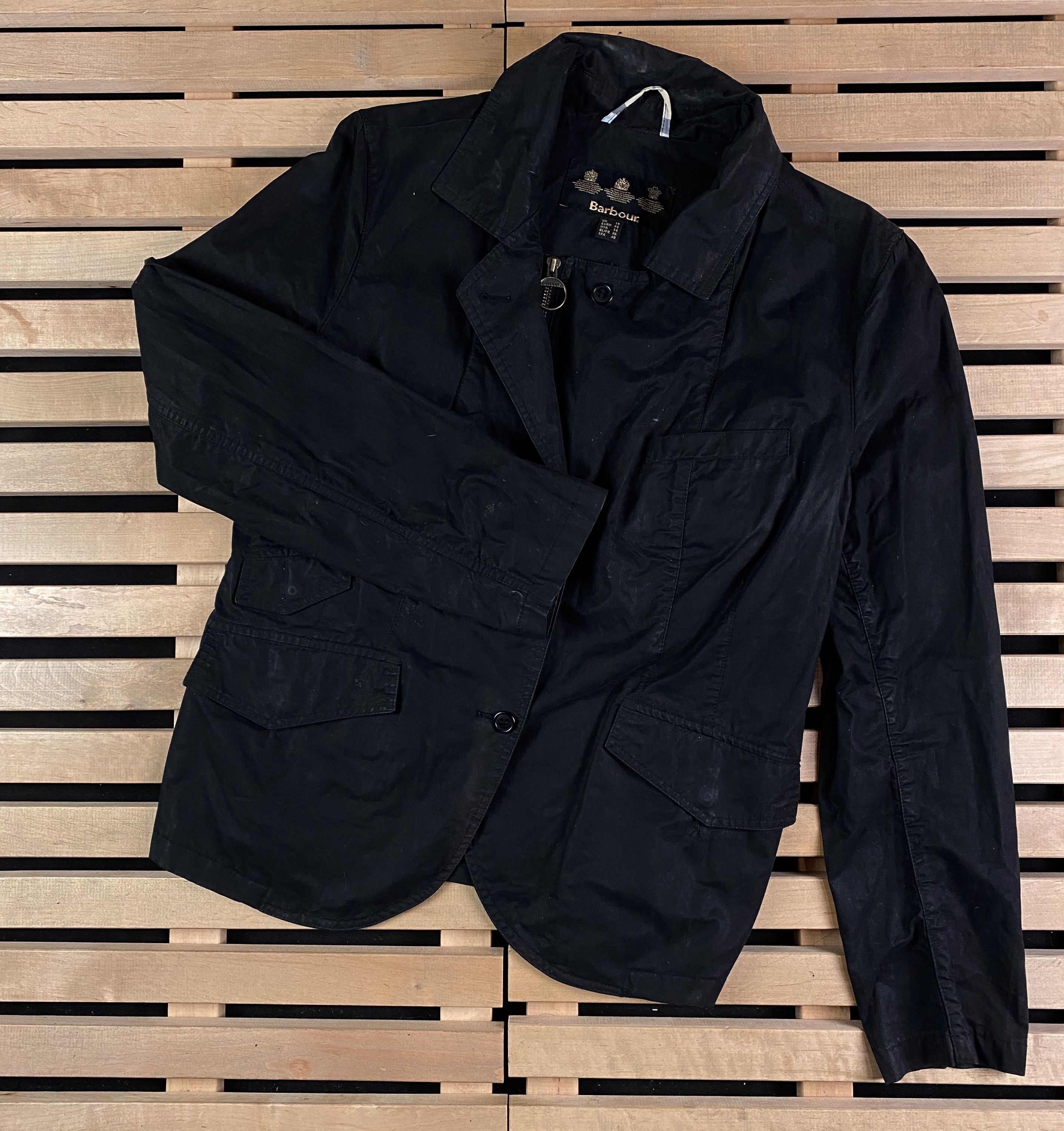 Women’s Lanchester Riding Blazer Jacket Barbour Size UK18