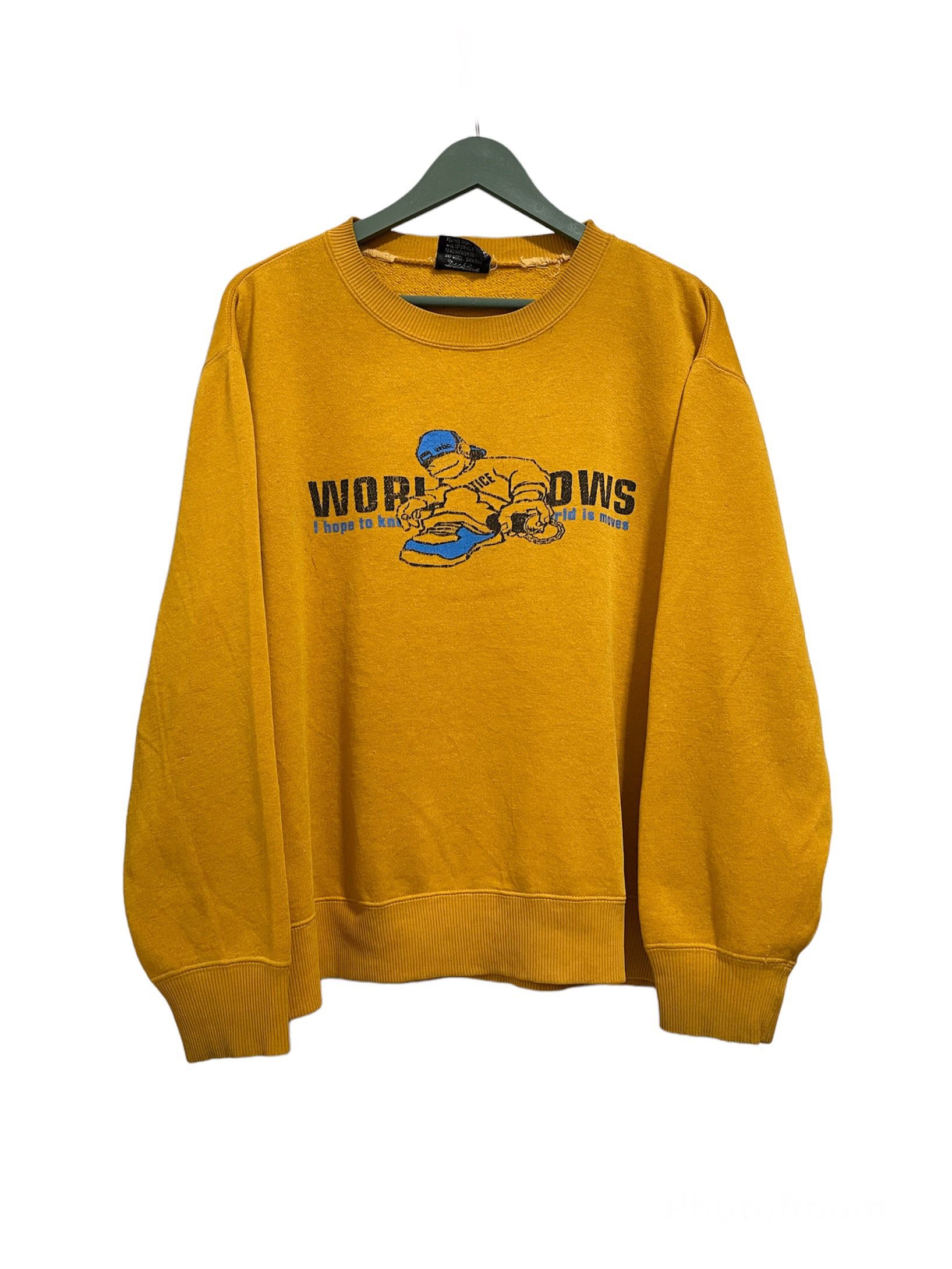 Japanese Brand × Vintage Vintage Dack Dive Baggy Boxy Bigo Logo Graphic Sweatshirt Size US M / EU 48-50 / 2 - 4 Thumbnail