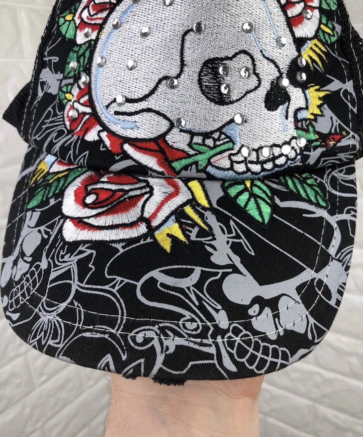 Christian Audigier × Ed Hardy Ed Hardy Trucker Hat Size ONE SIZE - 10 Thumbnail