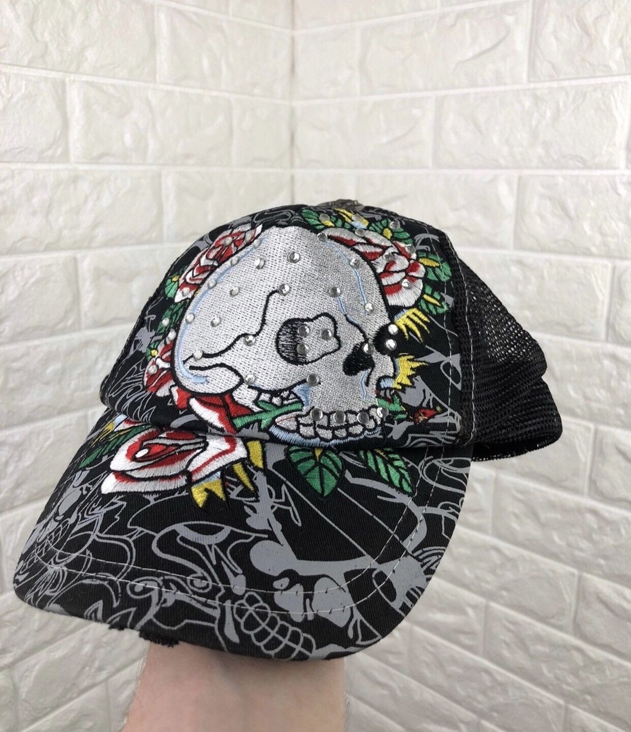 Christian Audigier × Ed Hardy Ed Hardy Trucker Hat Size ONE SIZE - 2 Thumbnail