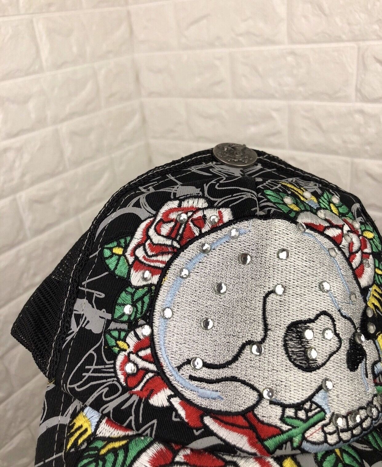 Christian Audigier × Ed Hardy Ed Hardy Trucker Hat Size ONE SIZE - 6 Thumbnail