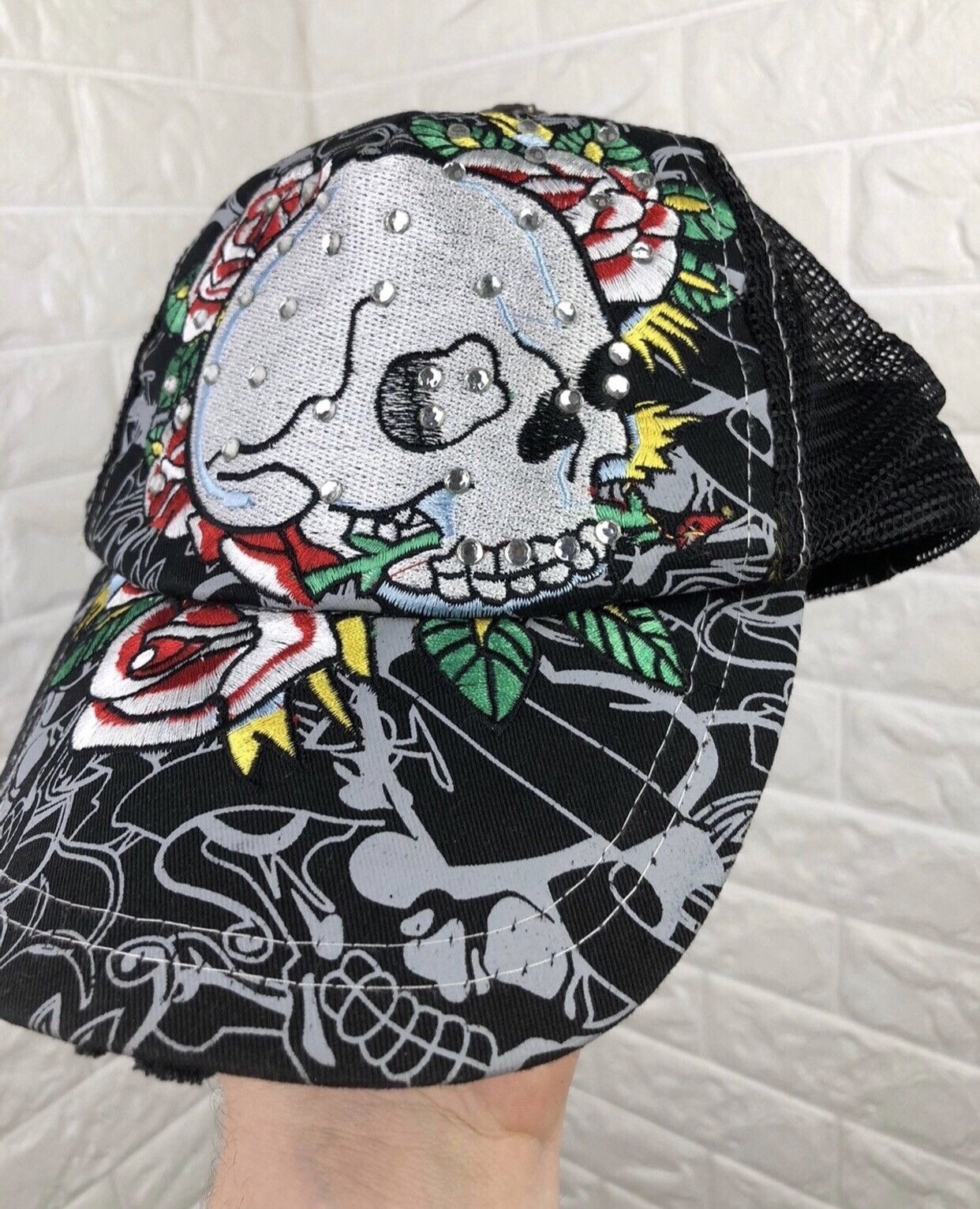 Christian Audigier × Ed Hardy Ed Hardy Trucker Hat Size ONE SIZE - 9 Thumbnail