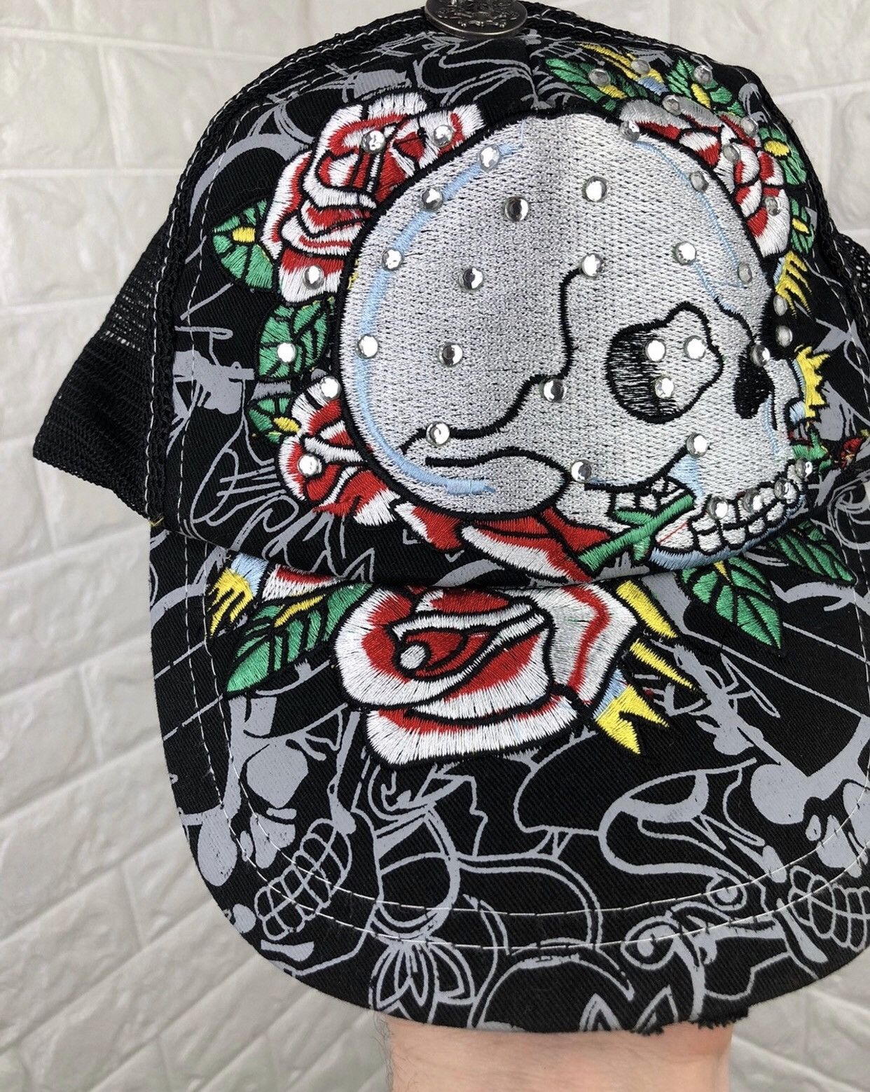 Christian Audigier × Ed Hardy Ed Hardy Trucker Hat Size ONE SIZE - 8 Thumbnail