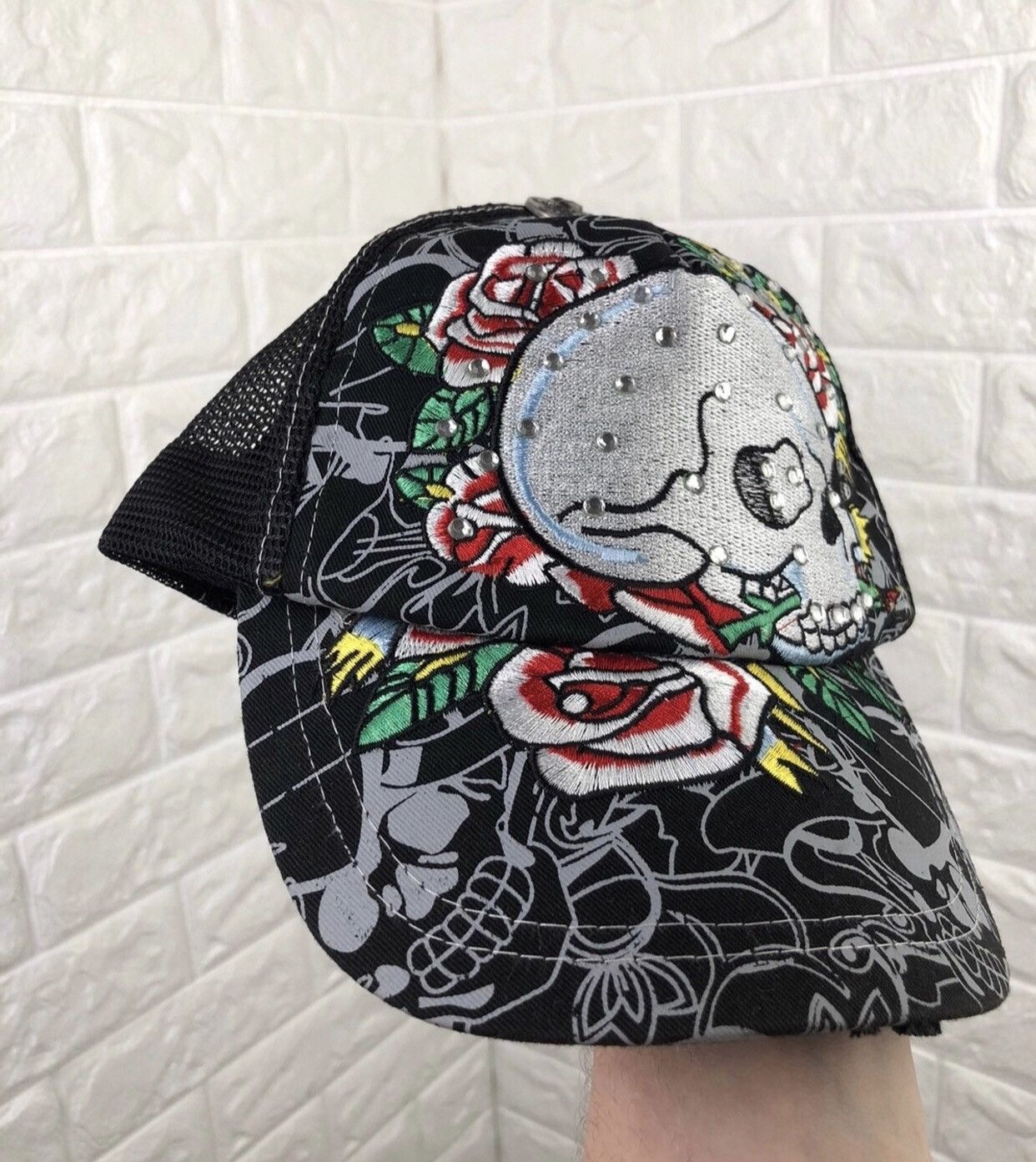 Christian Audigier × Ed Hardy Ed Hardy Trucker Hat Size ONE SIZE - 3 Thumbnail