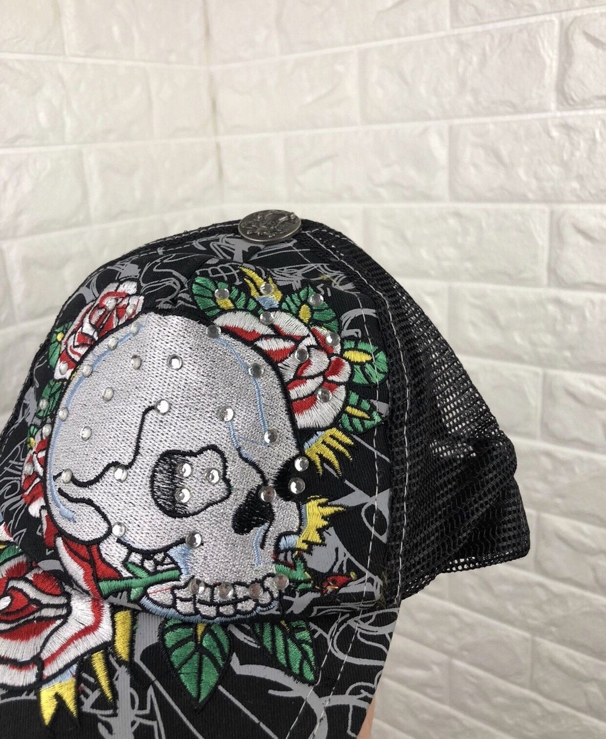 Christian Audigier × Ed Hardy Ed Hardy Trucker Hat Size ONE SIZE - 5 Thumbnail