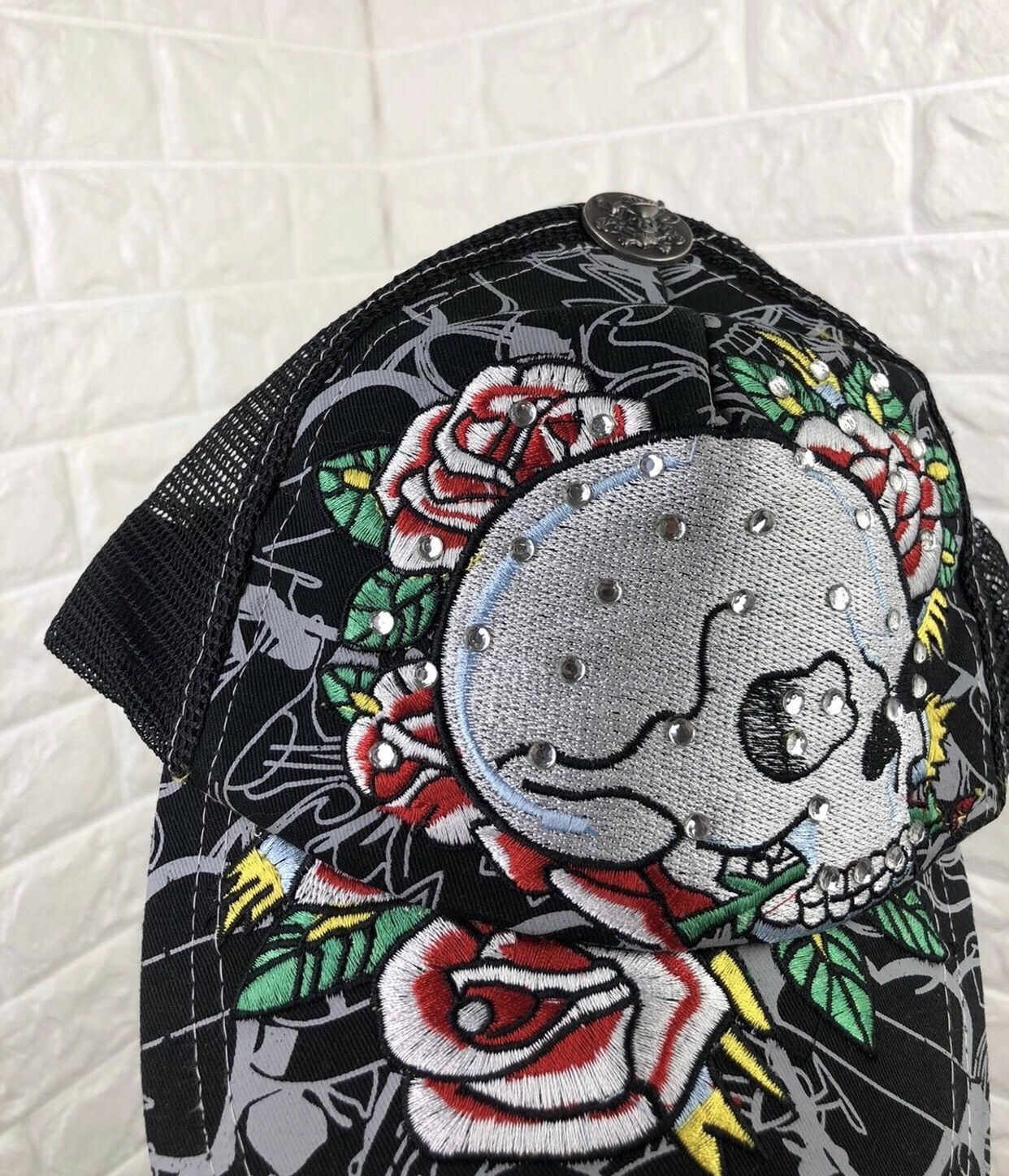 Christian Audigier × Ed Hardy Ed Hardy Trucker Hat Size ONE SIZE - 4 Thumbnail