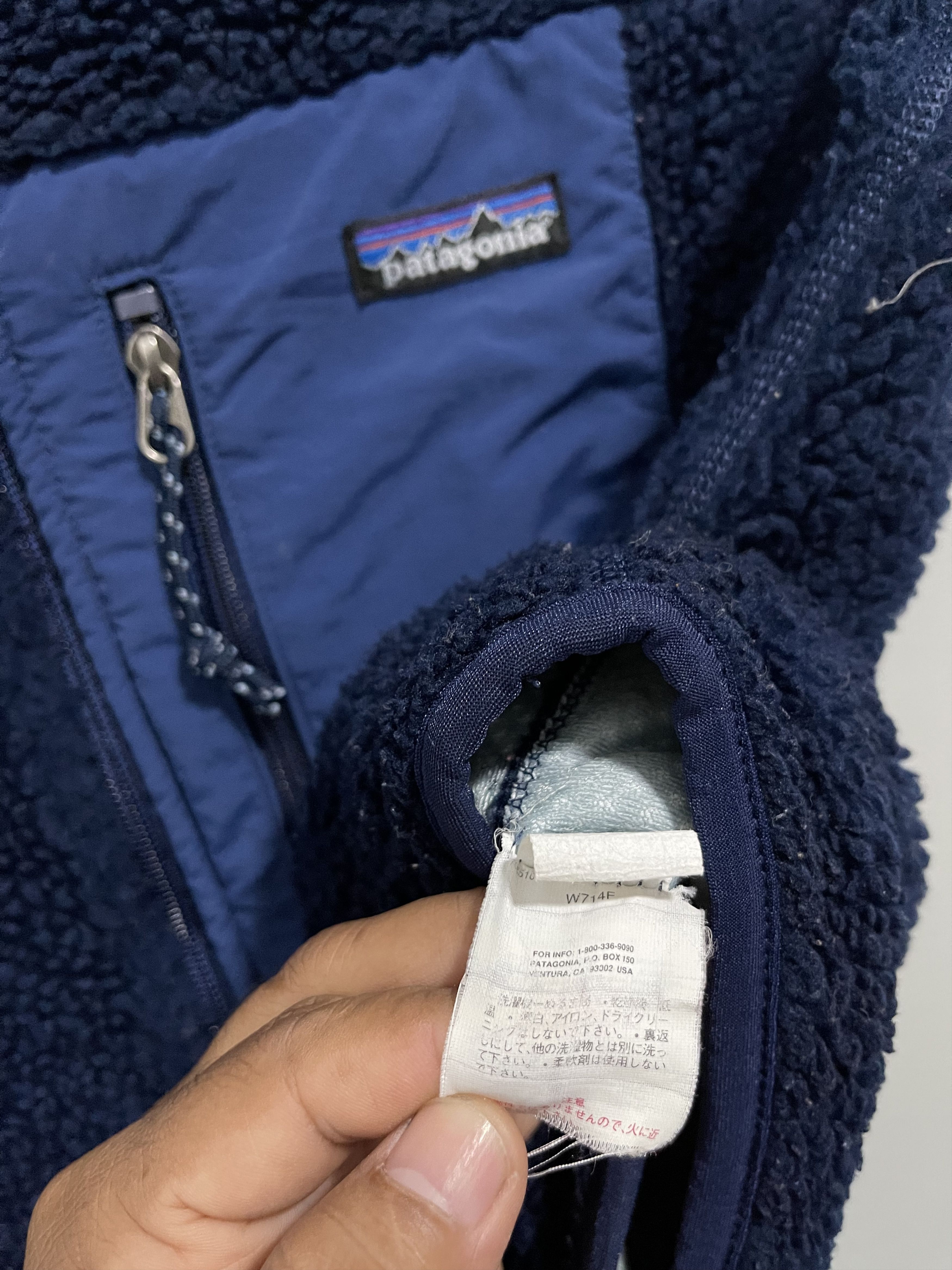 Patagonia Vintage 90s Patagonia Deep Pile Fleece Zip Up Sleeveless Size US S / EU 44-46 / 1 - 9 Thumbnail