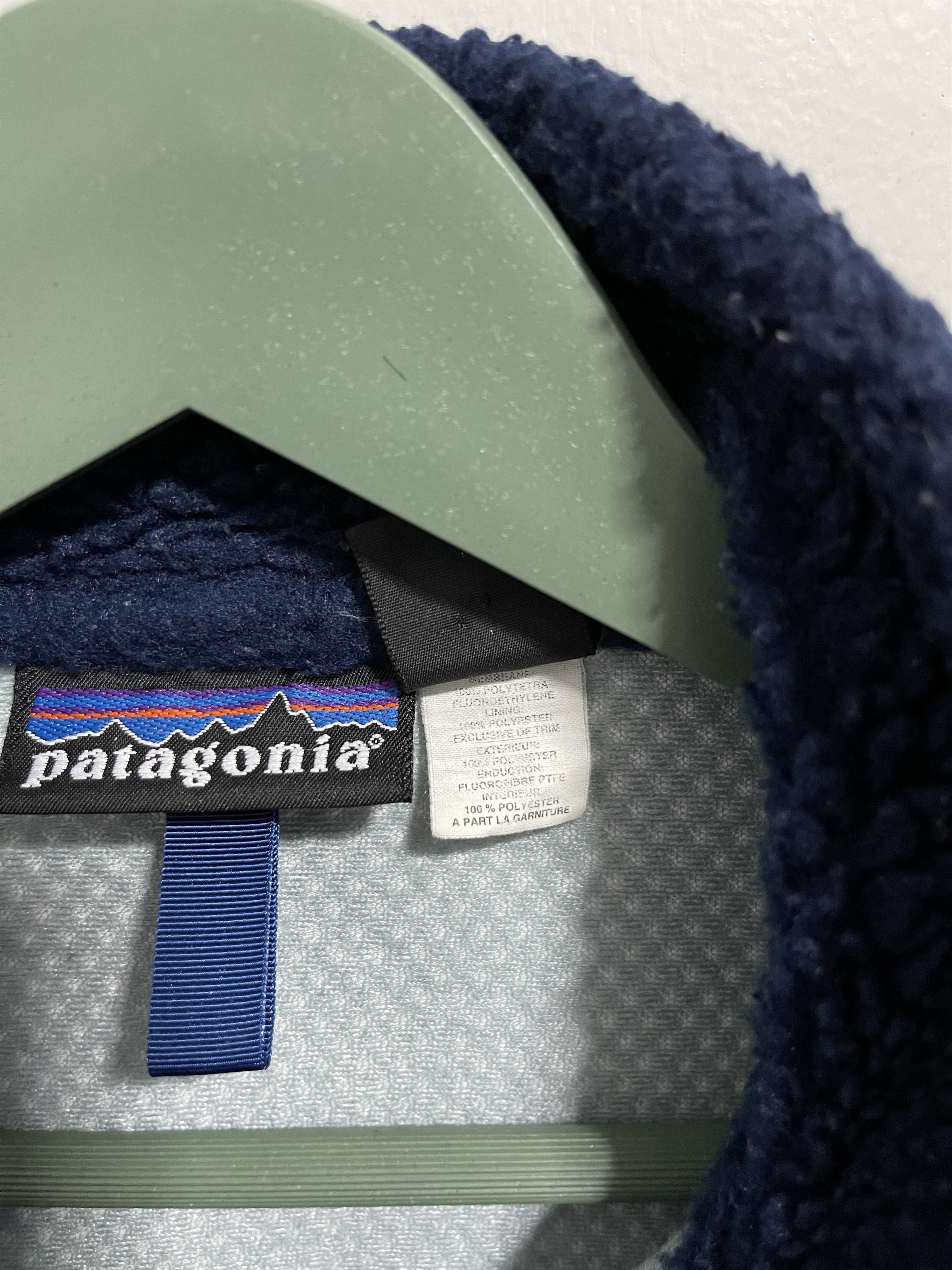 Patagonia Vintage 90s Patagonia Deep Pile Fleece Zip Up Sleeveless Size US S / EU 44-46 / 1 - 8 Thumbnail