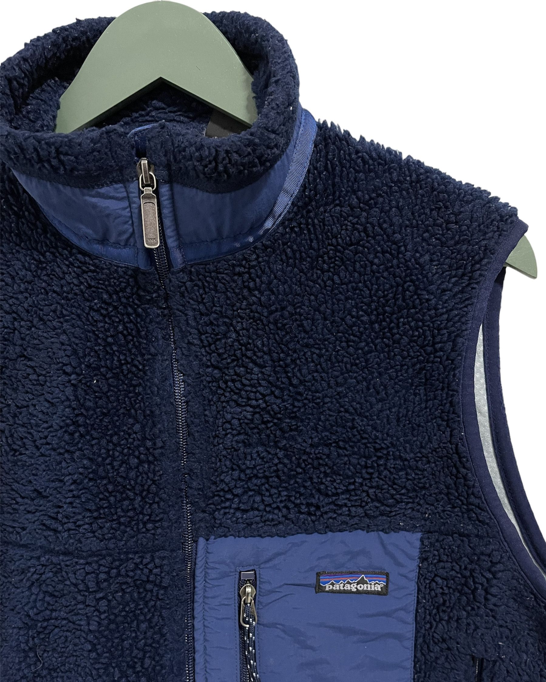 Patagonia Vintage 90s Patagonia Deep Pile Fleece Zip Up Sleeveless Size US S / EU 44-46 / 1 - 2 Thumbnail