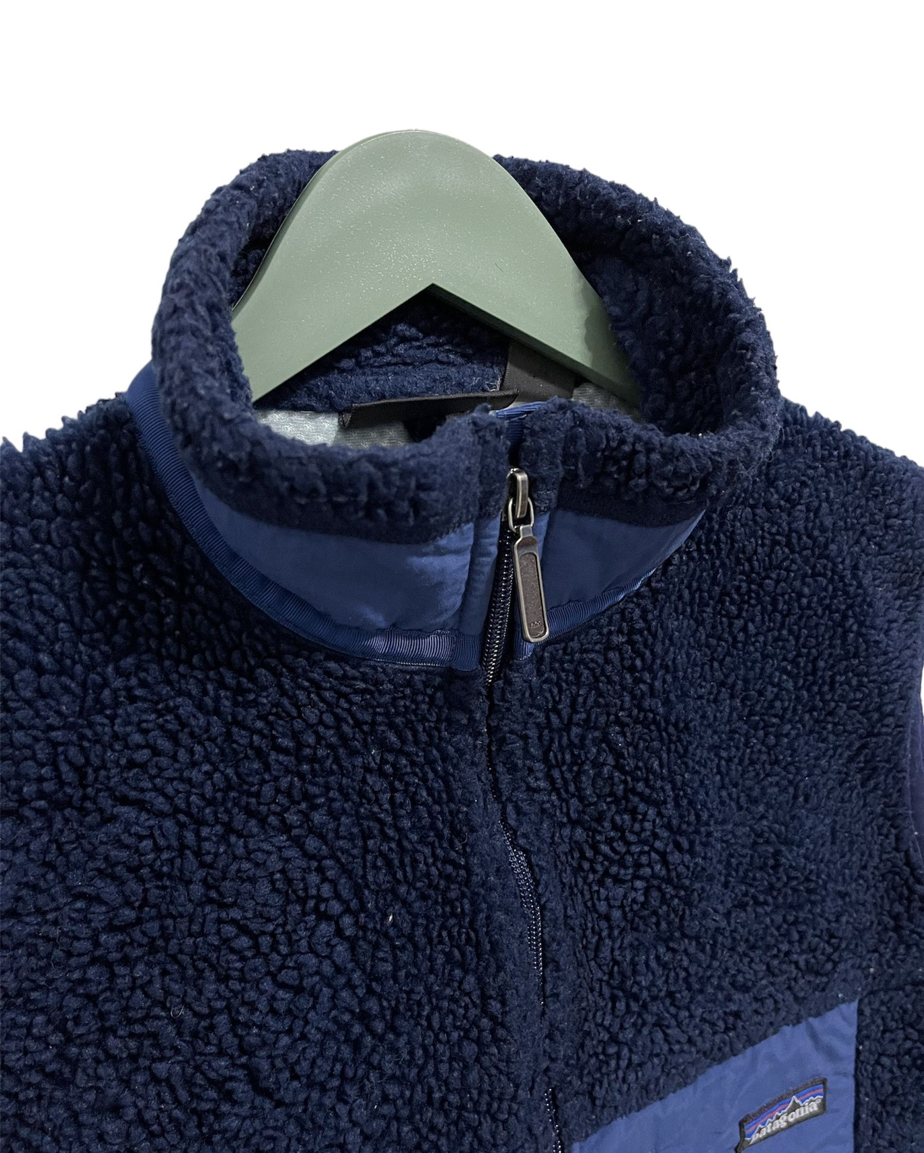 Patagonia Vintage 90s Patagonia Deep Pile Fleece Zip Up Sleeveless Size US S / EU 44-46 / 1 - 3 Thumbnail