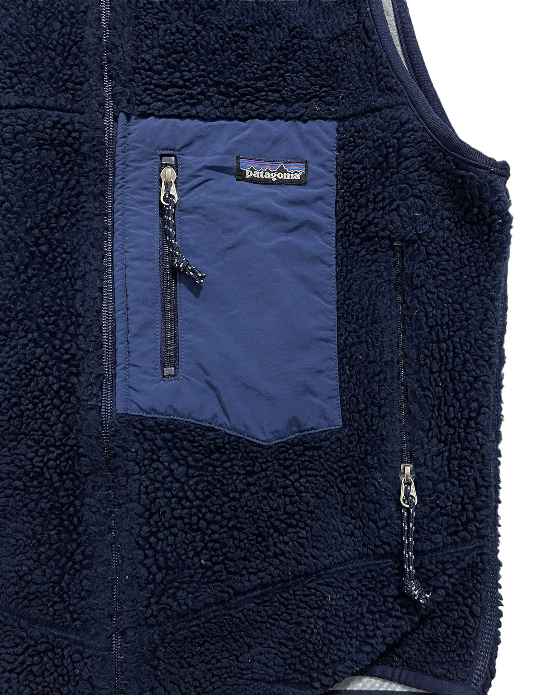 Patagonia Vintage 90s Patagonia Deep Pile Fleece Zip Up Sleeveless Size US S / EU 44-46 / 1 - 5 Thumbnail