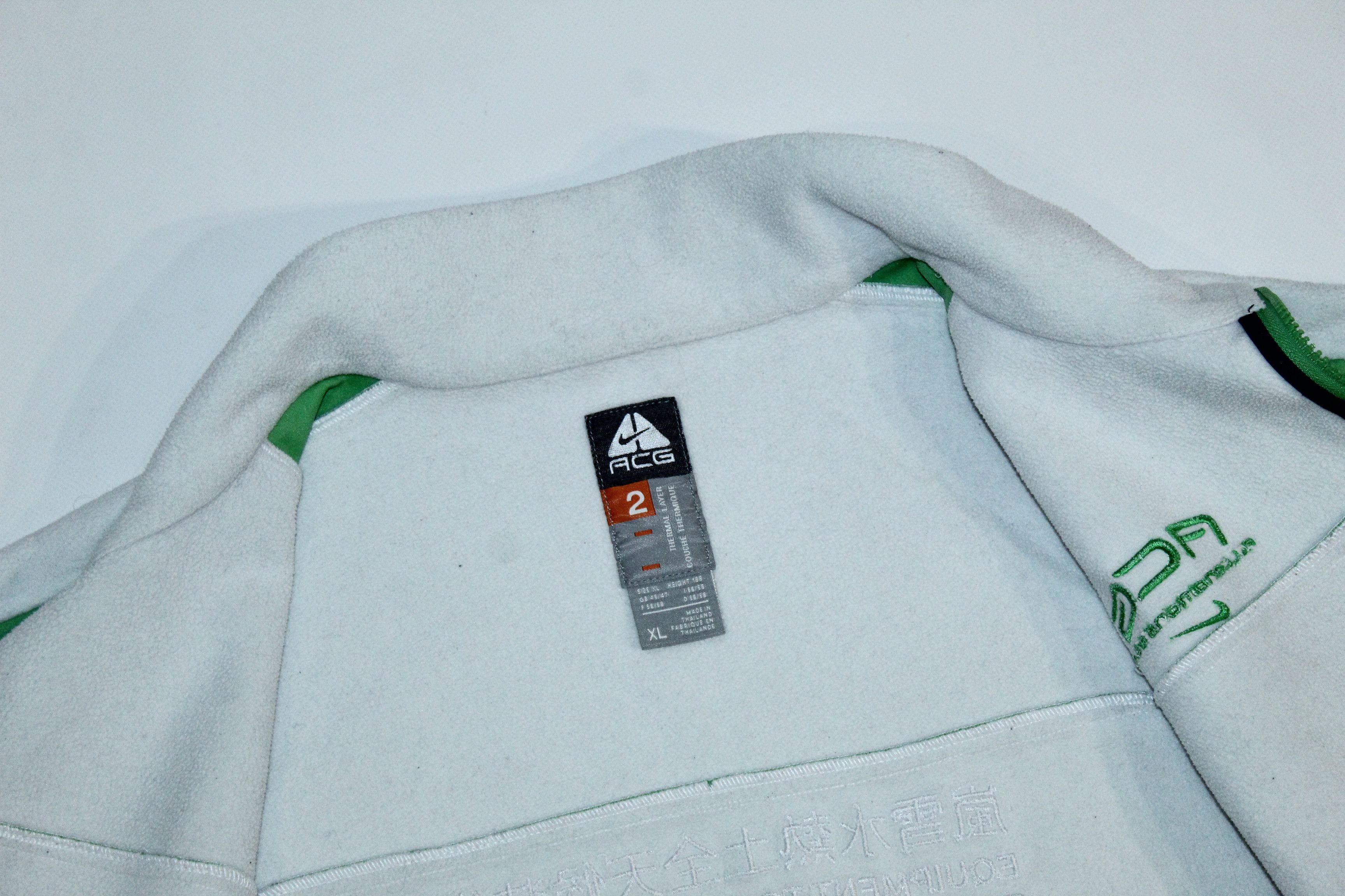 Vintage 💥 Rare 💥 Nike ACG Softshell Fleece Line Zip Track Jacket Size US XL / EU 56 / 4 - 7 Thumbnail
