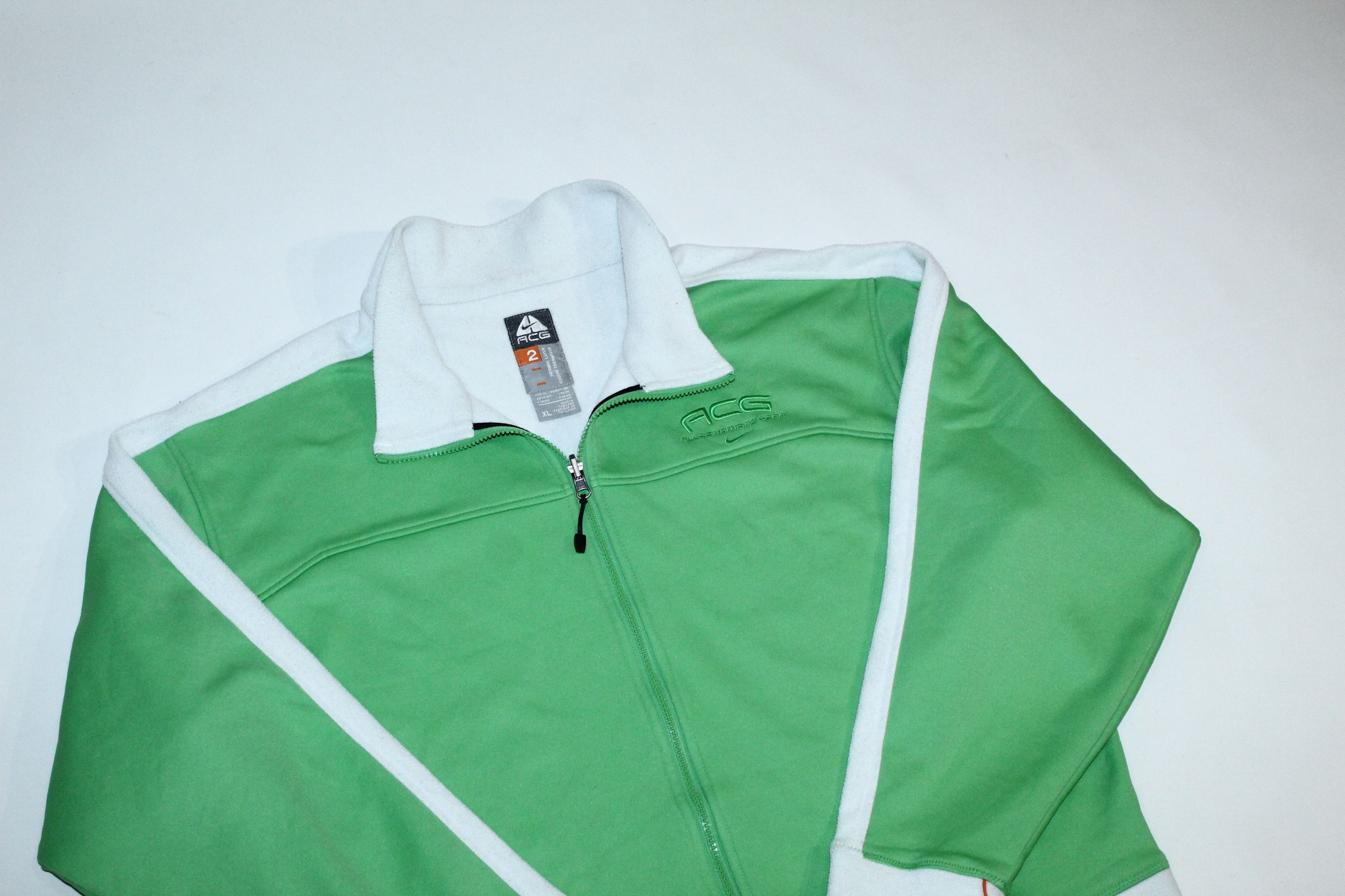 Vintage 💥 Rare 💥 Nike ACG Softshell Fleece Line Zip Track Jacket Size US XL / EU 56 / 4 - 4 Thumbnail
