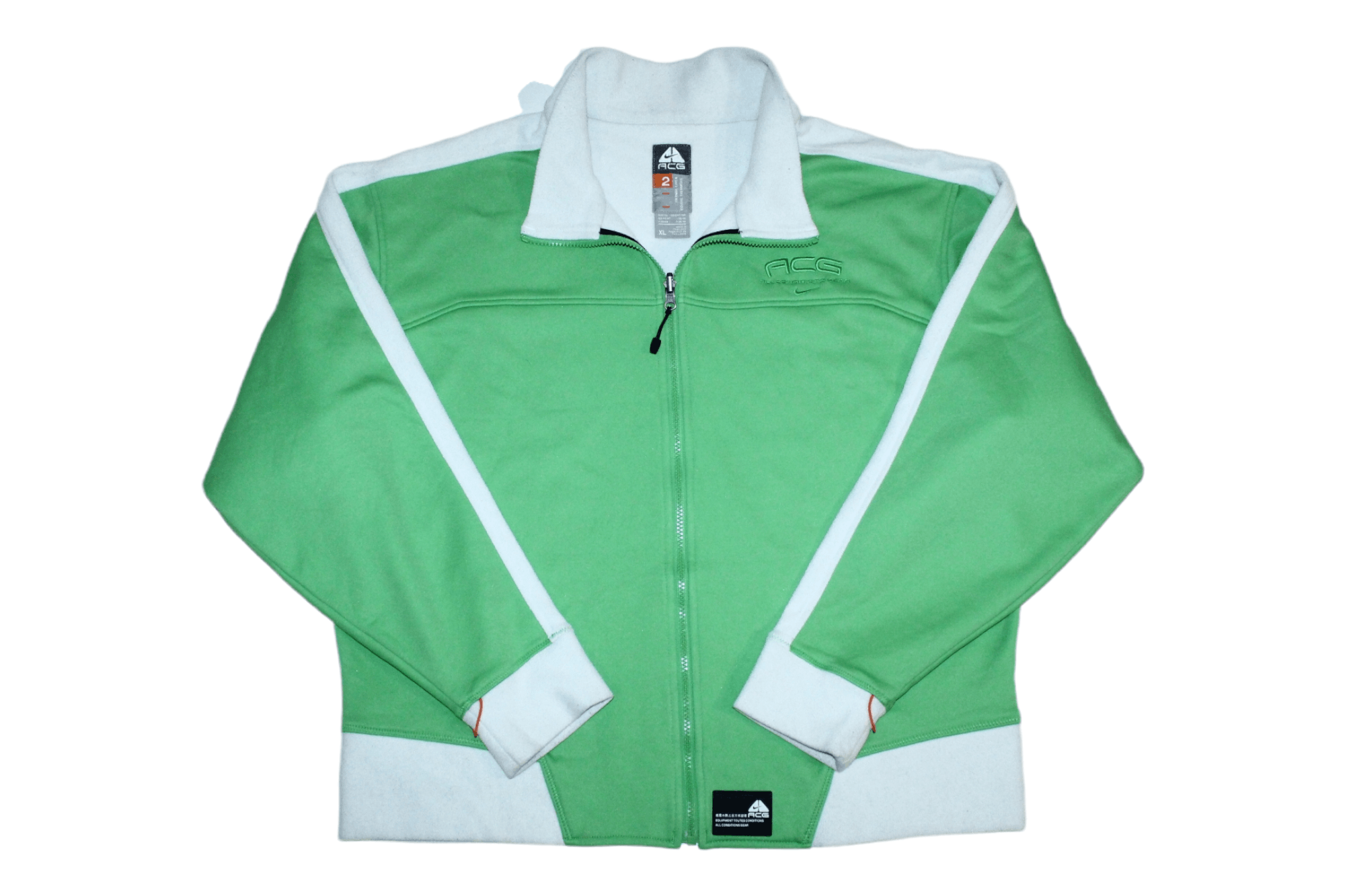 Vintage 💥 Rare 💥 Nike ACG Softshell Fleece Line Zip Track Jacket Size US XL / EU 56 / 4 - 1 Preview