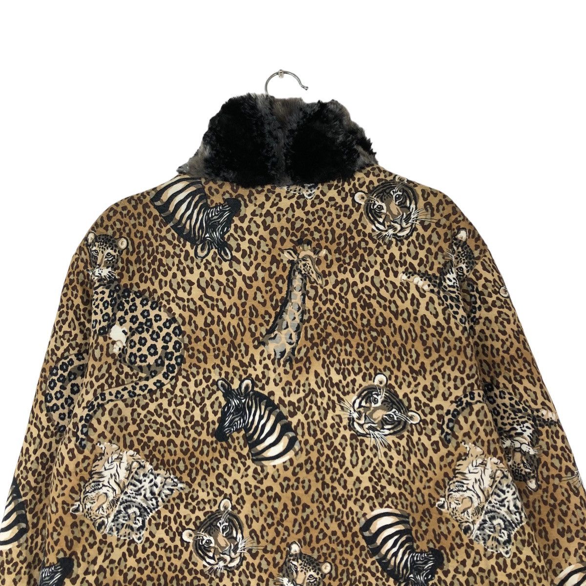 Japanese Brand VINTAGE SOFT LEATHER JACKET GIOVAROCCO DE MILANO FULL PRINT Size US M / EU 48-50 / 2 - 8 Thumbnail