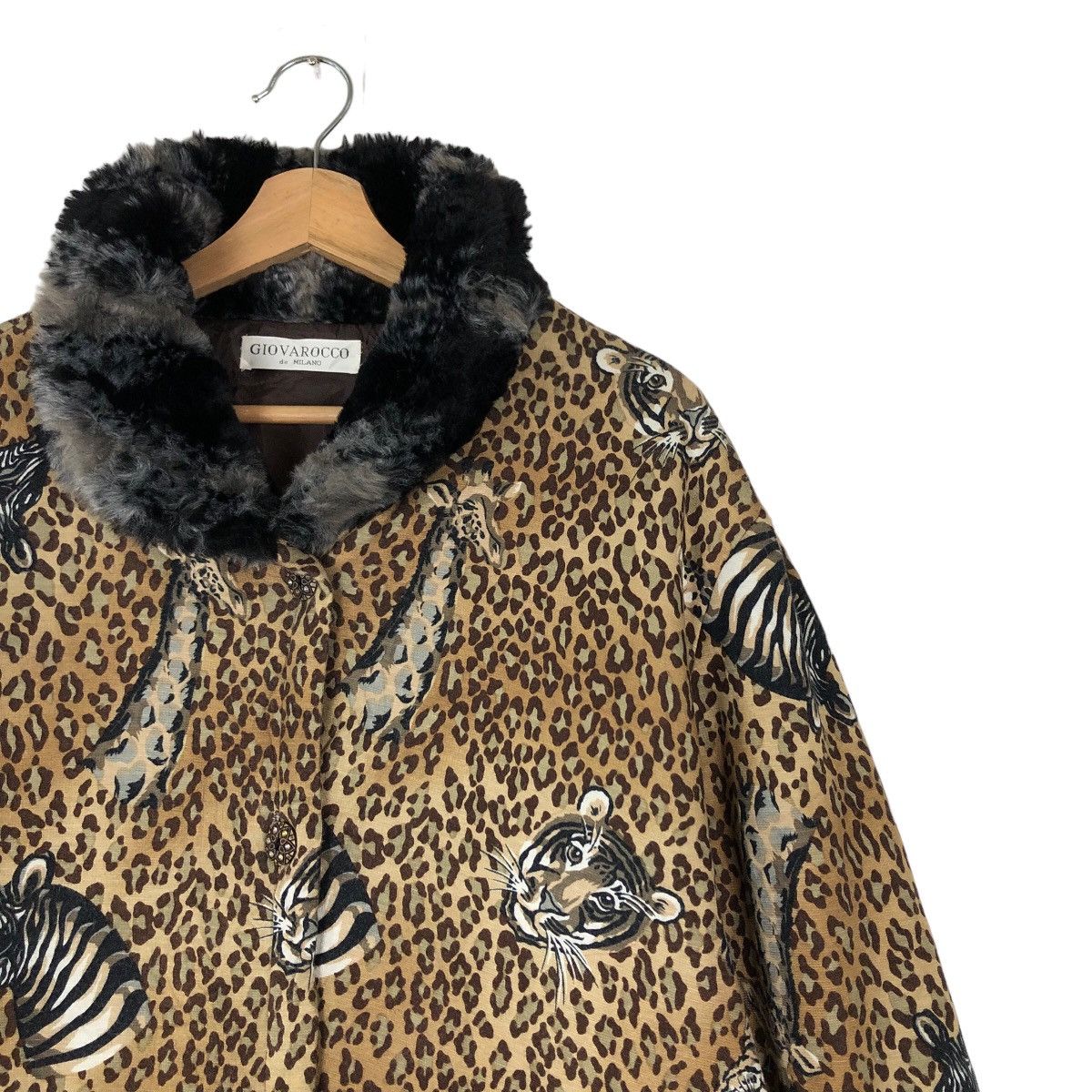 Japanese Brand VINTAGE SOFT LEATHER JACKET GIOVAROCCO DE MILANO FULL PRINT Size US M / EU 48-50 / 2 - 5 Thumbnail
