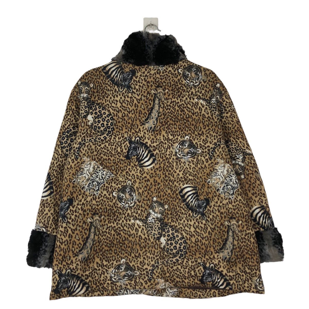 Japanese Brand VINTAGE SOFT LEATHER JACKET GIOVAROCCO DE MILANO FULL PRINT Size US M / EU 48-50 / 2 - 7 Thumbnail