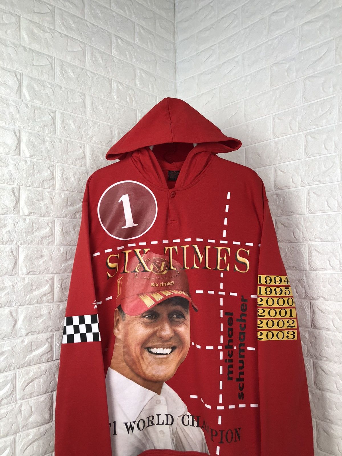 Formula 1 × Vintage Vintage Michael Schumacher Formula Naskar Y2K Hoodie size XL Size US XL / EU 56 / 4 - 2 Thumbnail