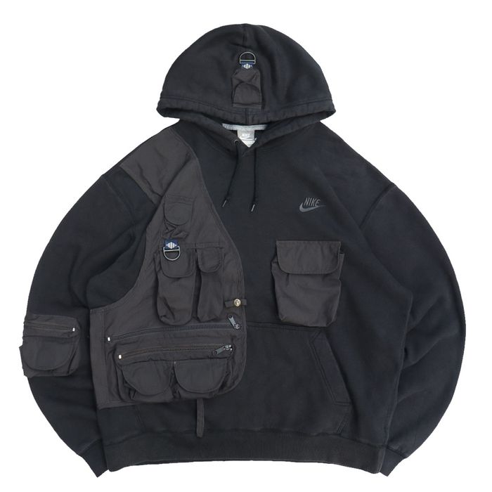 reworked nike hoodie