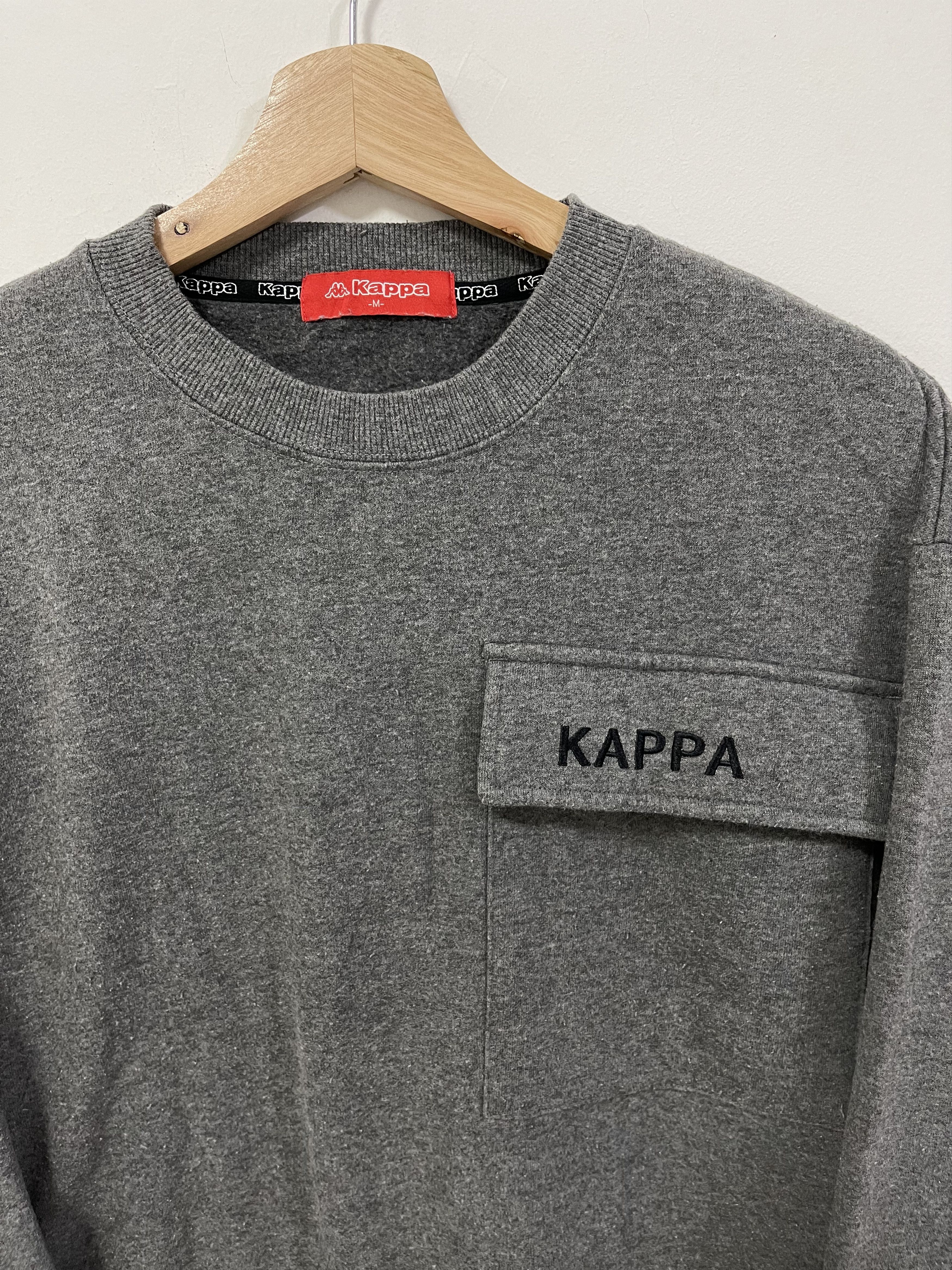 Kappa Vintage Kappa Embroidered Single Pocket Crewneck Sweatshirt Size US S / EU 44-46 / 1 - 3 Thumbnail