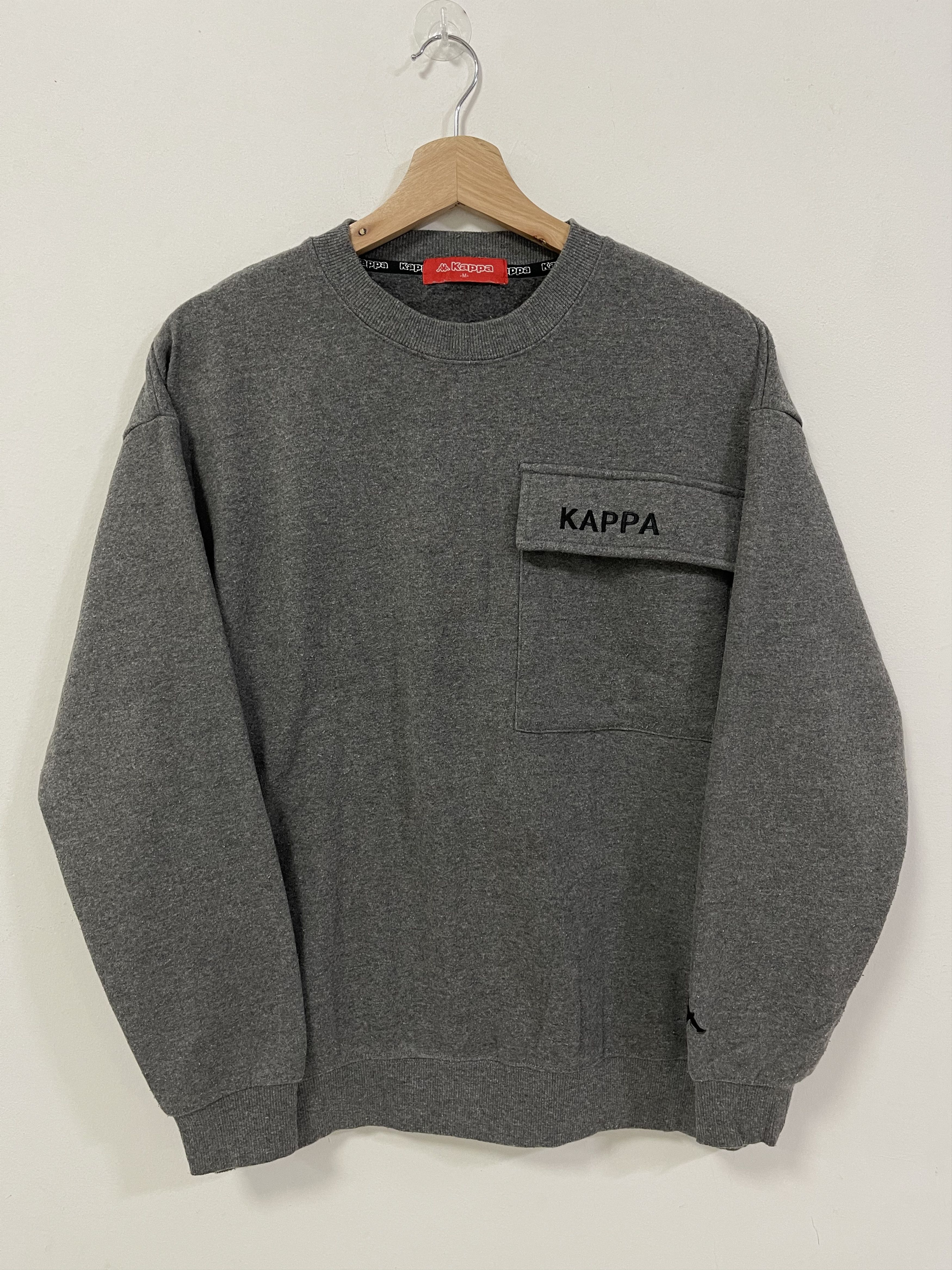 Kappa Vintage Kappa Embroidered Single Pocket Crewneck Sweatshirt Size US S / EU 44-46 / 1 - 2 Thumbnail