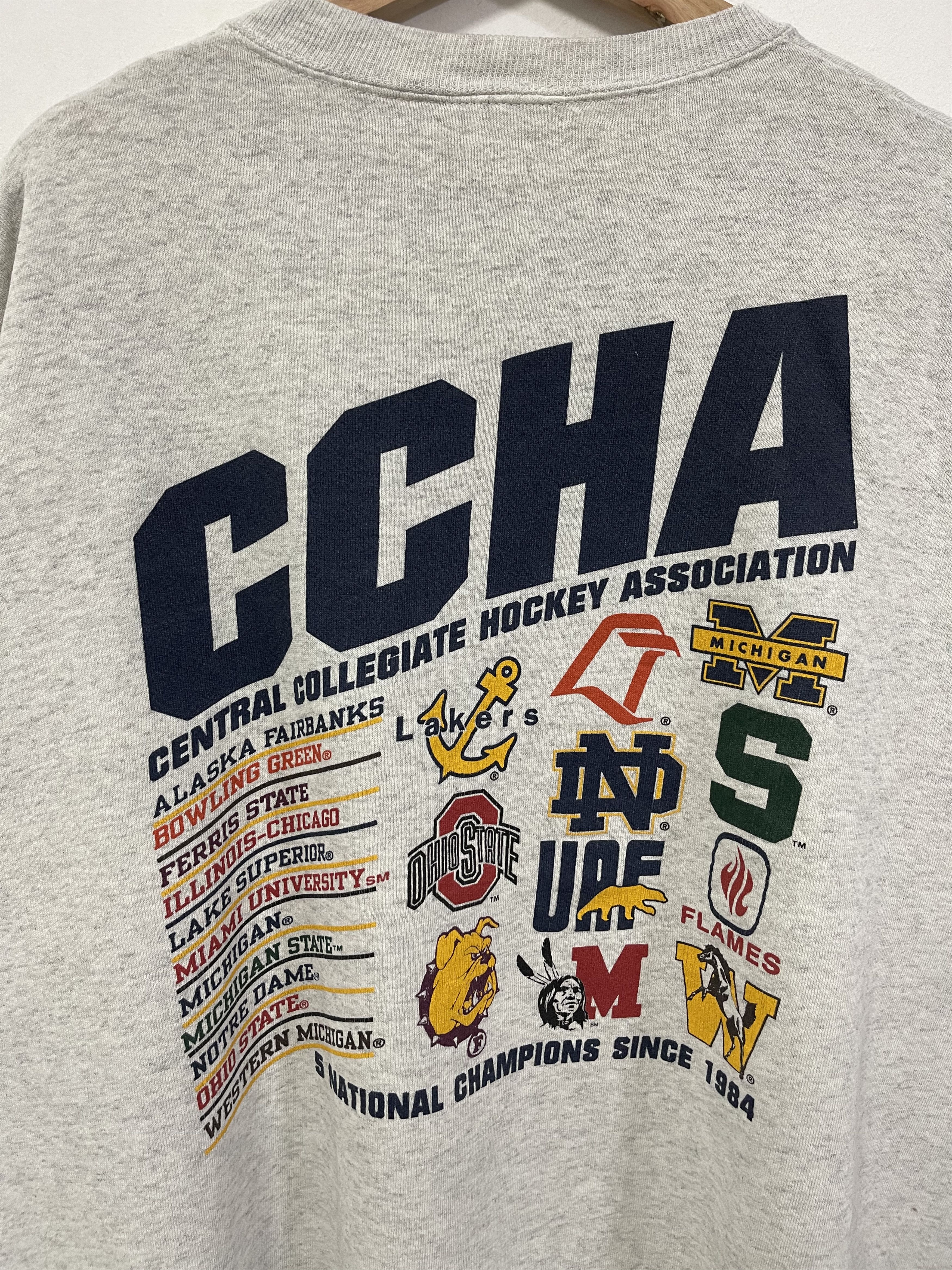 Jansport Vintage CCHA Michigan Sate Hockey Oversized Size US XXL / EU 58 / 5 - 2 Thumbnail
