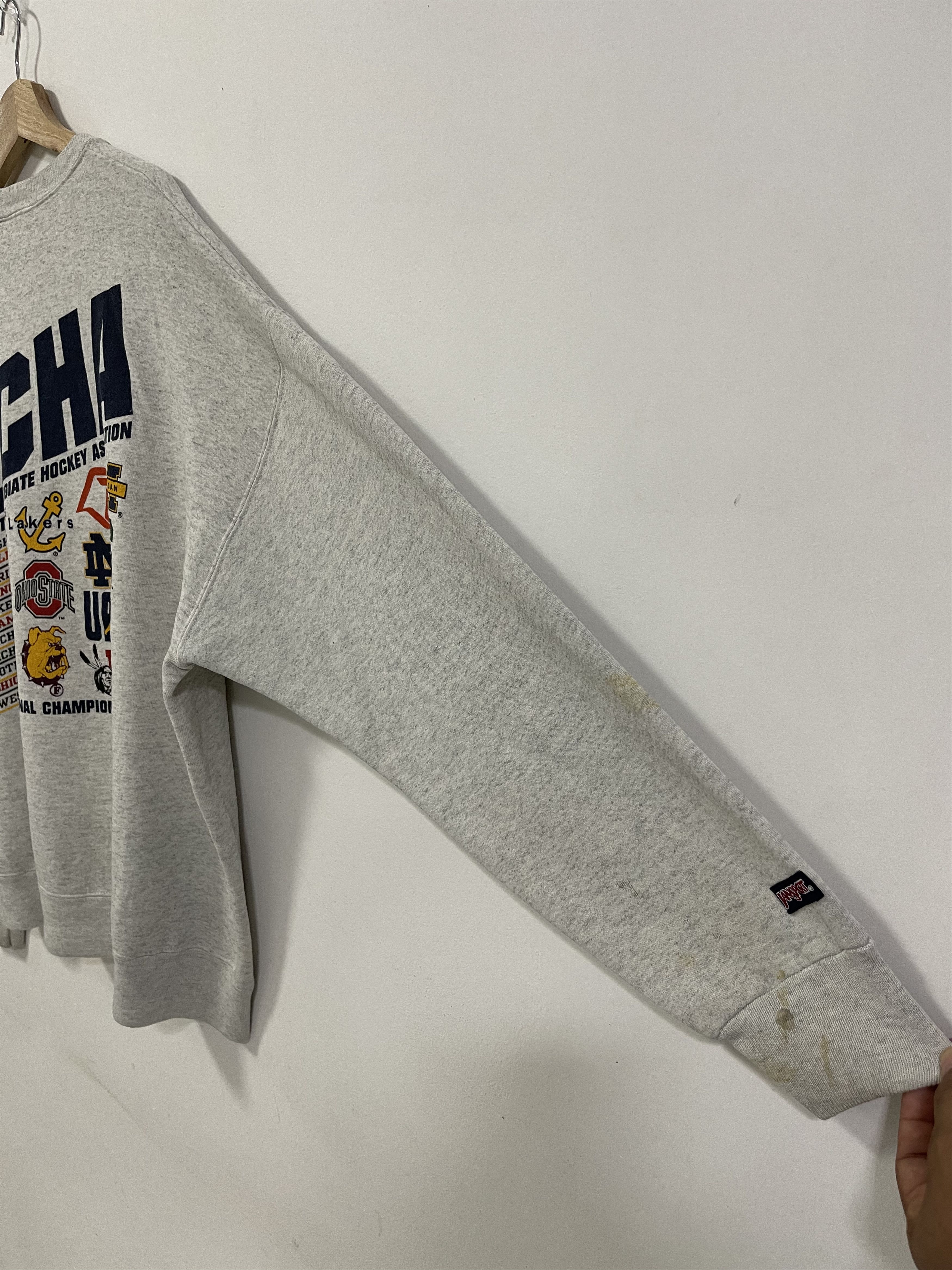 Jansport Vintage CCHA Michigan Sate Hockey Oversized Size US XXL / EU 58 / 5 - 5 Thumbnail