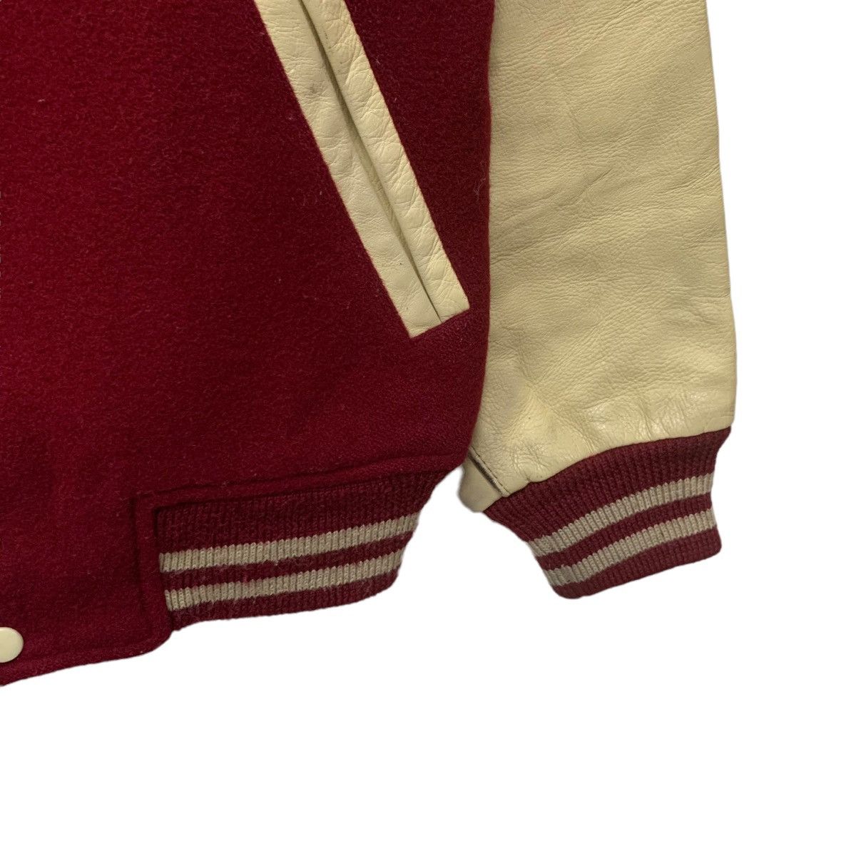 Vintage Vintage Harvard Wool Leather Varsity Jacket Size S / US 4 / IT 40 - 5 Thumbnail