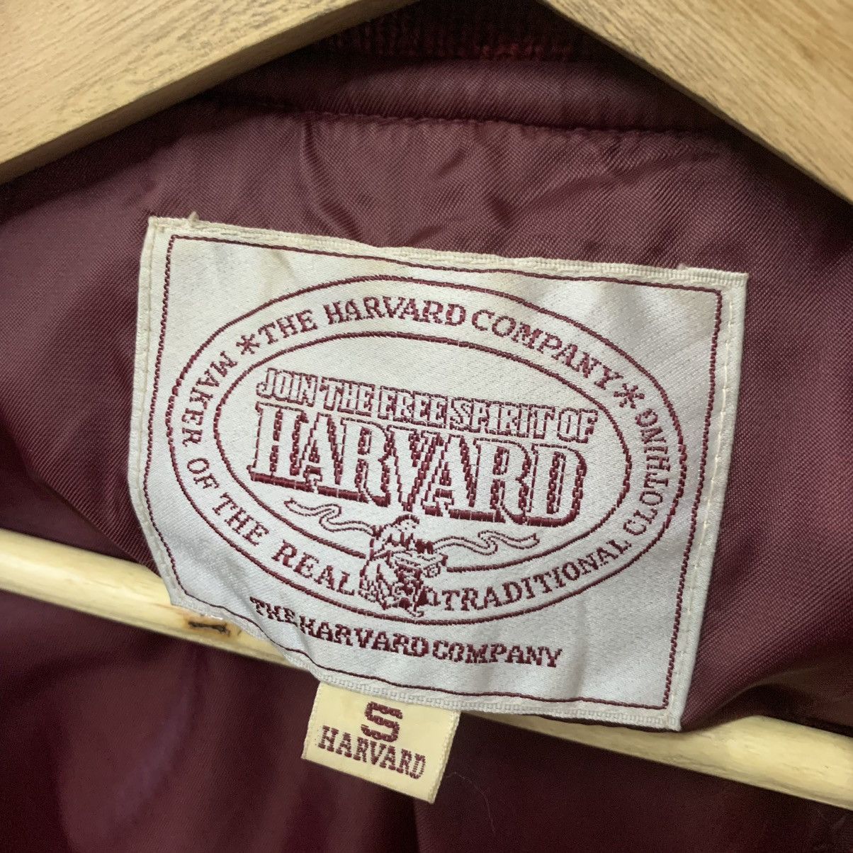 Vintage Vintage Harvard Wool Leather Varsity Jacket Size S / US 4 / IT 40 - 9 Thumbnail