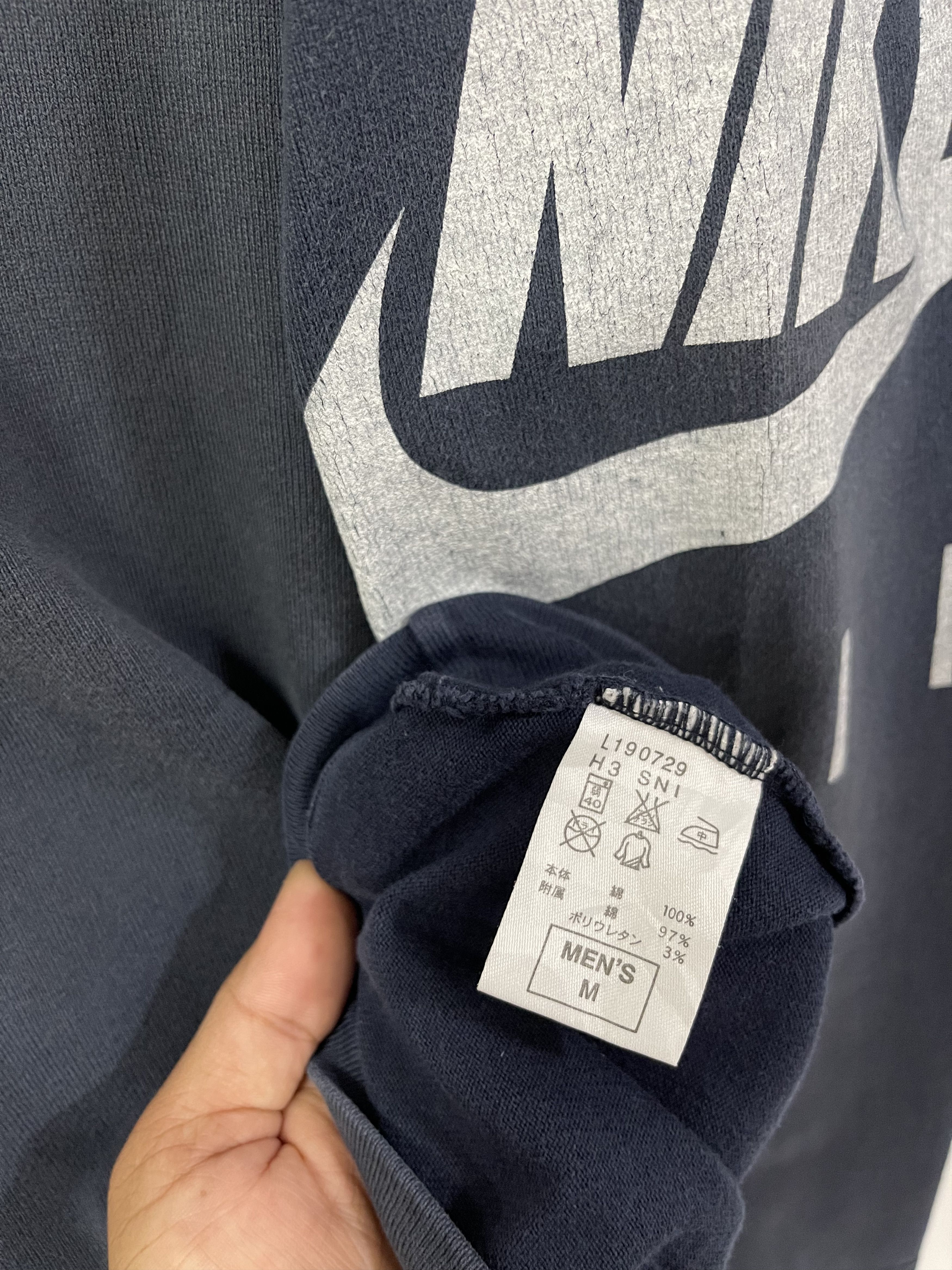 Nike × Vintage Vintage Nike Air Logo Y2k Sweatshirt Size M / US 6-8 / IT 42-44 - 10 Thumbnail