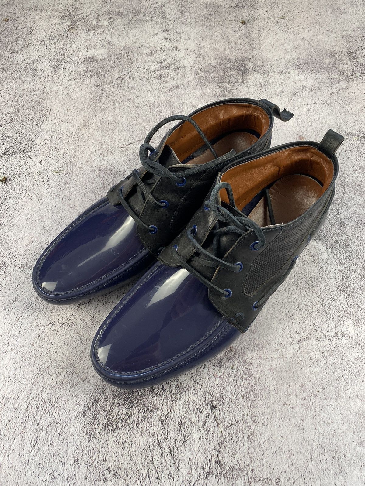 Other Vivienne Westwood Plastic Chukka Deck Ankle Moccasin boots Size US 11 / EU 44 - 2 Thumbnail