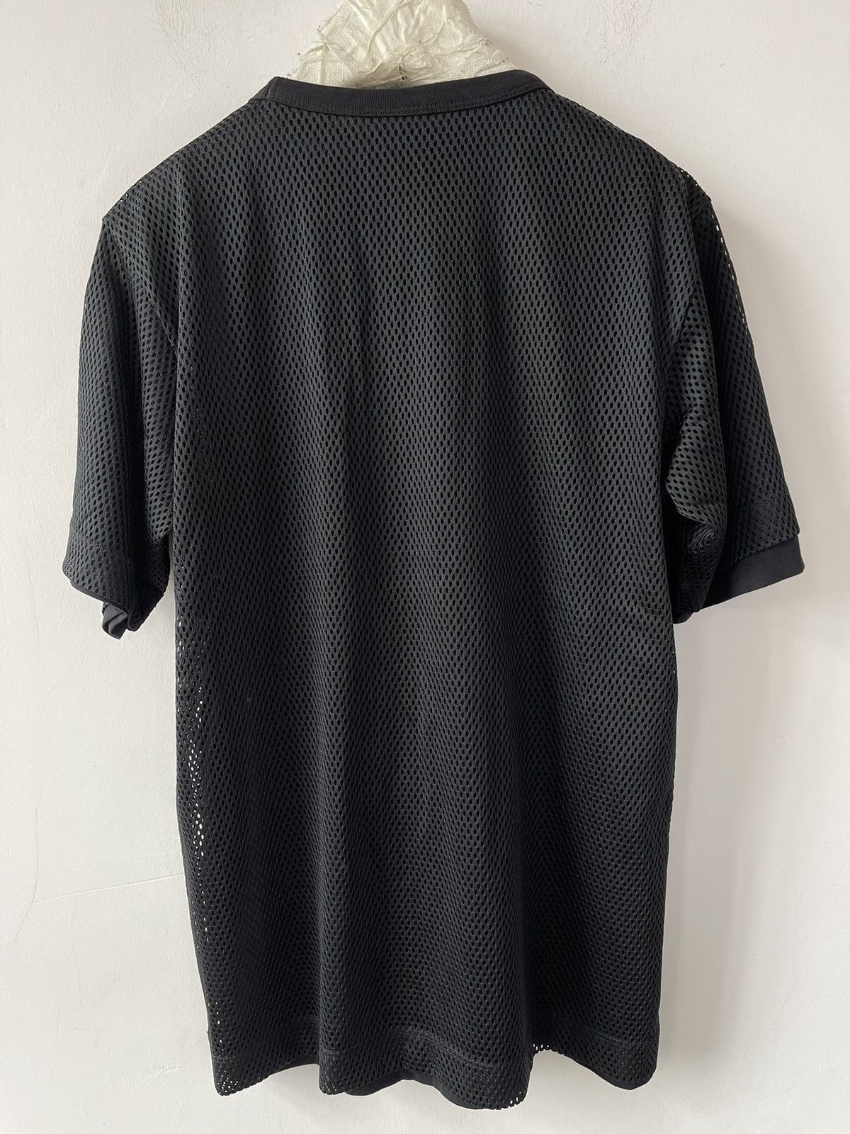 Dries Van Noten Dries Van Noten Black Mesh Double Layer short Sleeve T-Shirt Size US M / EU 48-50 / 2 - 3 Thumbnail