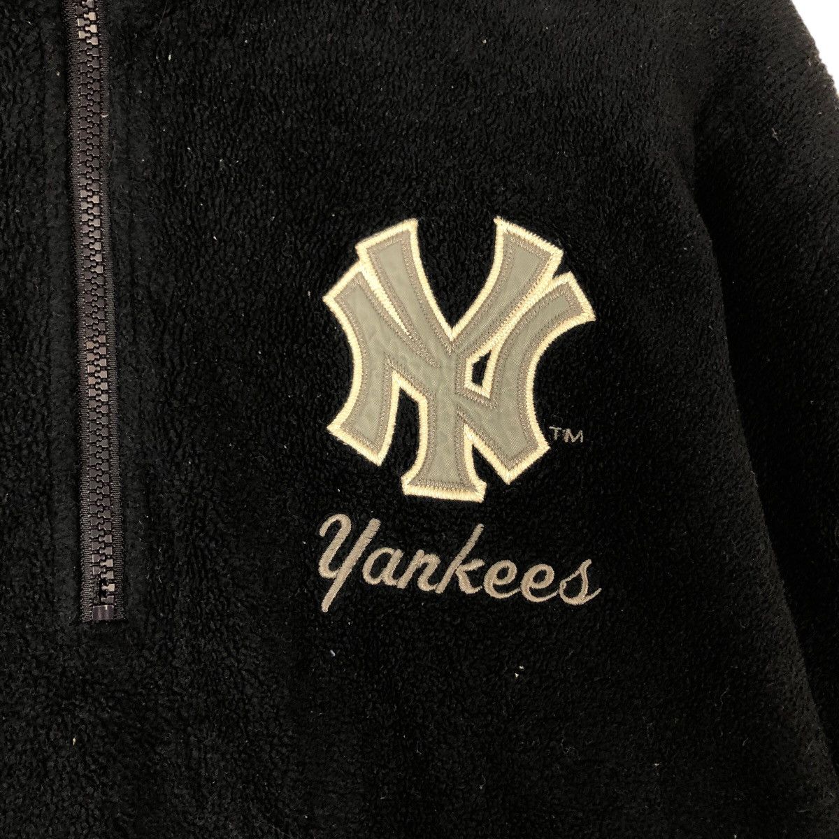 Japanese Brand VINTAGE FLEECE JACKET MLB NEW YORK YANKEES BIG LOGO Size US XL / EU 56 / 4 - 11 Thumbnail