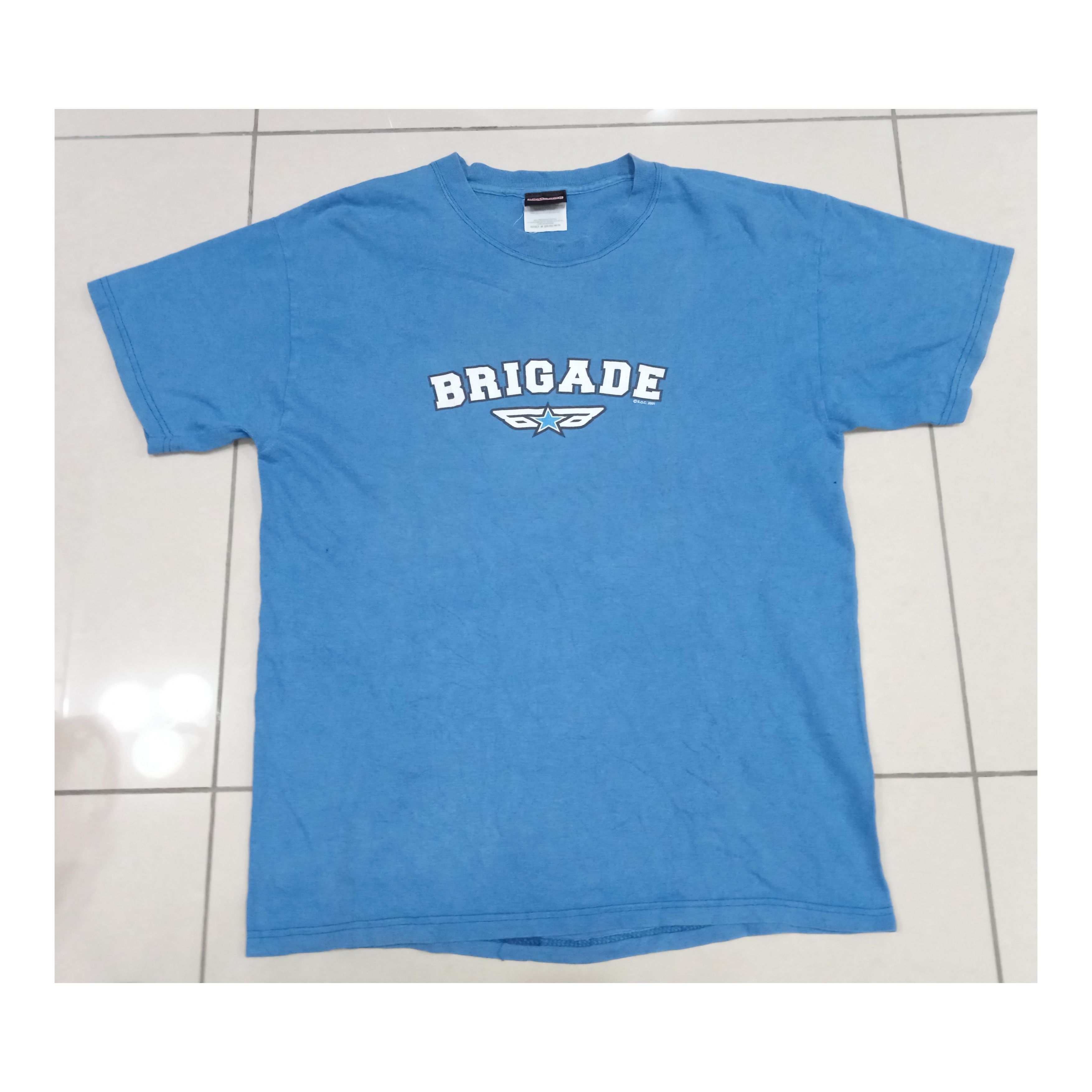 image of 2000S Bones Brigade 2001 T-Shirt Powell Peralta in Blue, Men's (Size Large)