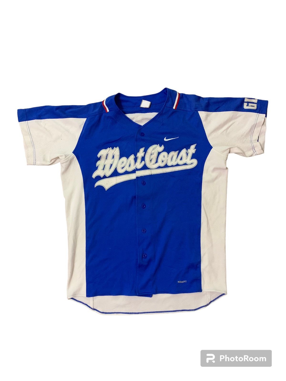 MLB × Nike × Vintage Nice West Coast Choppers Baseball Jersey Size US L / EU 52-54 / 3 - 1 Thumbnail
