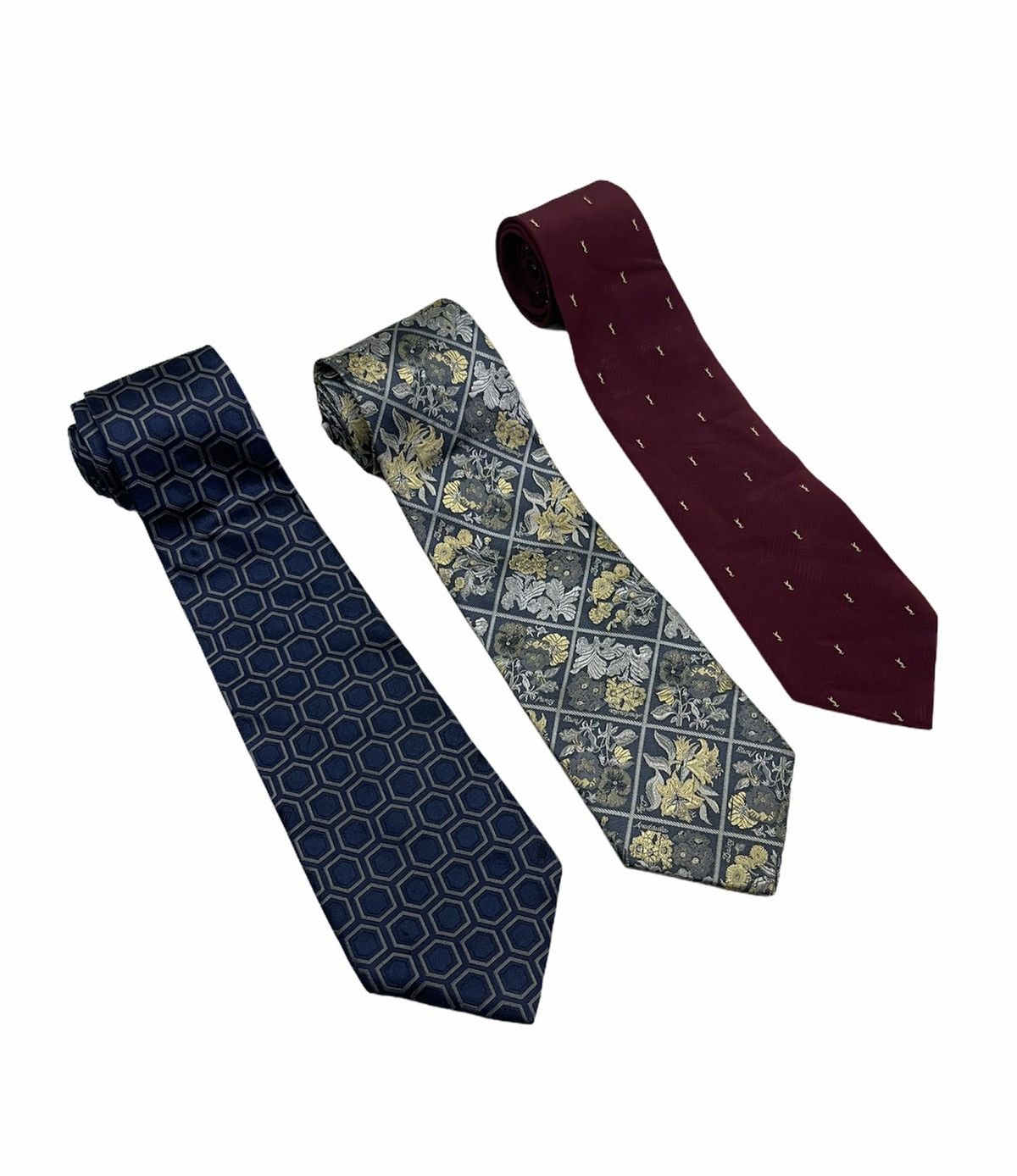 Yves Saint Laurent BULK!!! YSL LUXURY SILK TIE Size ONE SIZE - 2 Thumbnail