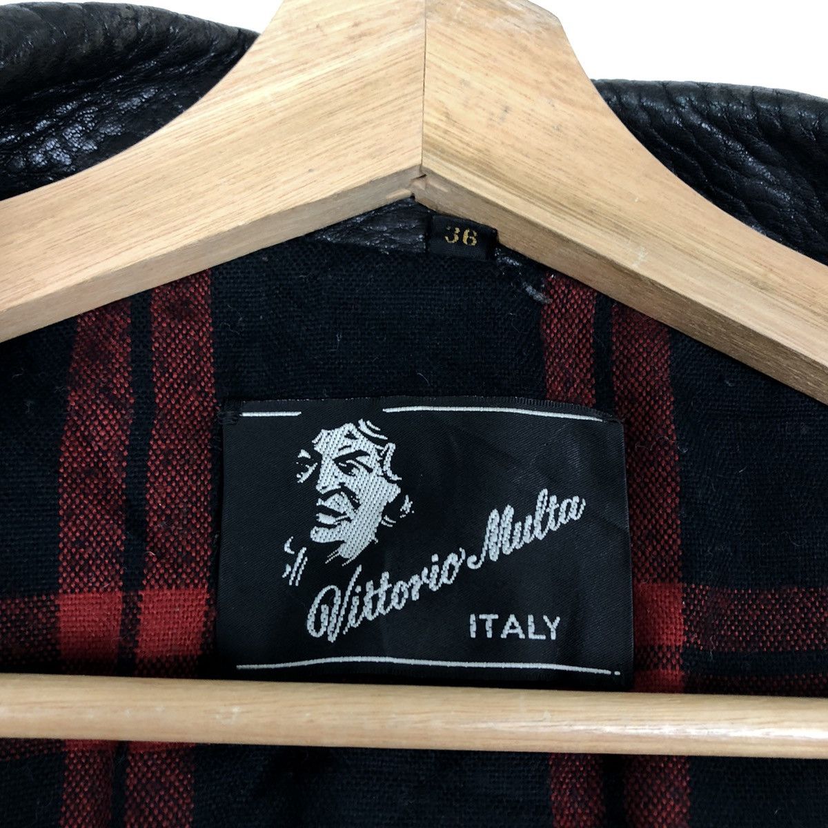 Japanese Brand VINTAGE LEATHER JACKET PUNK STYLELINING VITTORIO MULTA ITALY Size US M / EU 48-50 / 2 - 13 Thumbnail